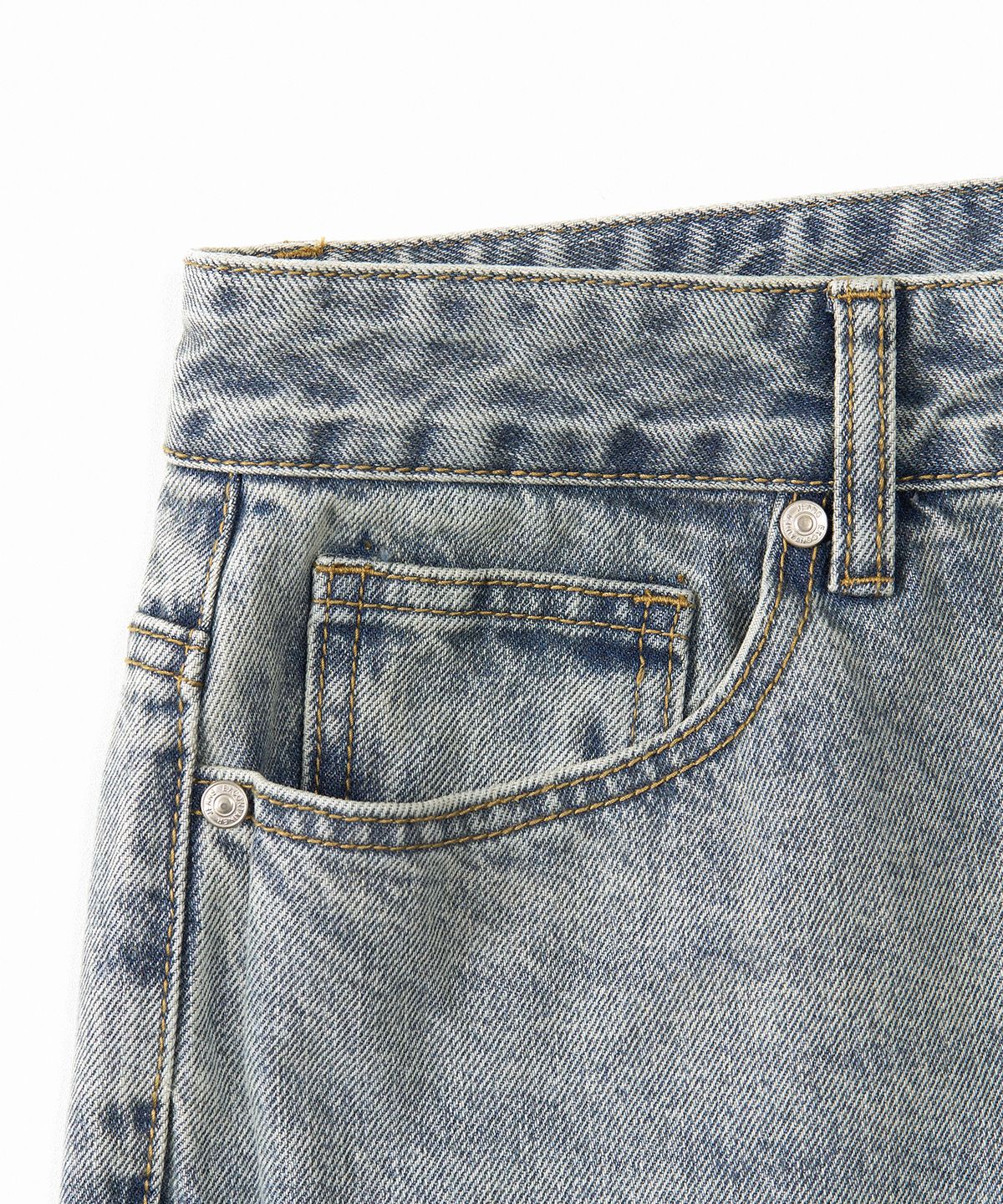 엑스컨테이너(EXCONTAINER) WIDE DENIM PANTS (VINTAGE BLUE)