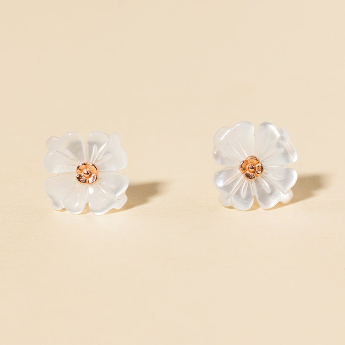 조브하(ZOBHA) 14K Gold 탄생화 자개귀걸이+쇼핑백