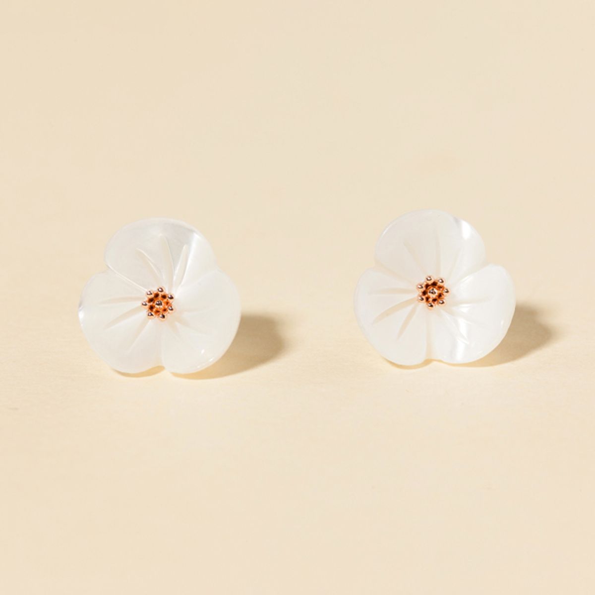 조브하(ZOBHA) 14K Gold 탄생화 자개귀걸이+쇼핑백
