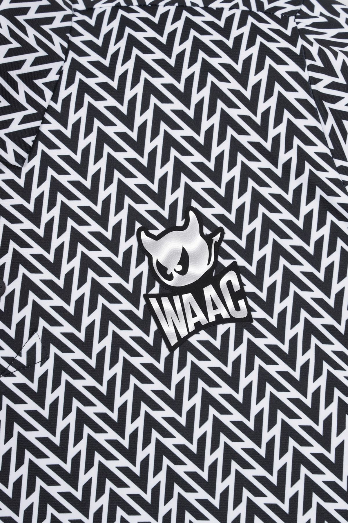 왁(WAAC) Men Arrow Pattern SS Polo_WMTCM25906BKX