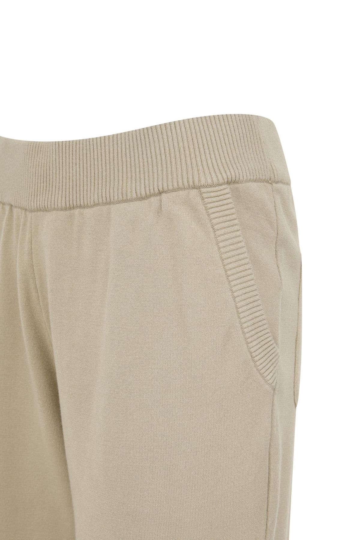 왁(WAAC) WAAC THE ORIGINAL Women Long Rib Knit Jogger Pants_WWWAS25133BEX