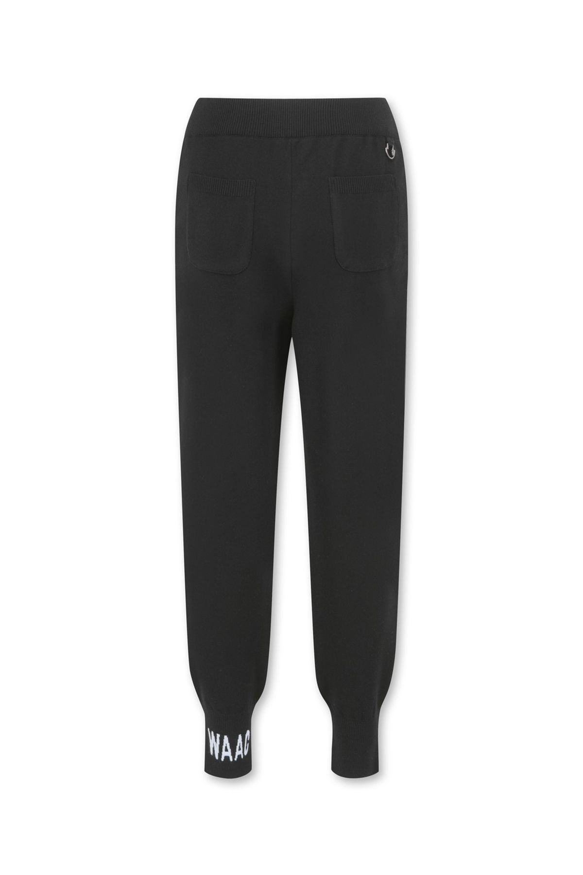 왁(WAAC) WAAC THE ORIGINAL Women Long Rib Knit Jogger Pants_WWWAS25133BKX
