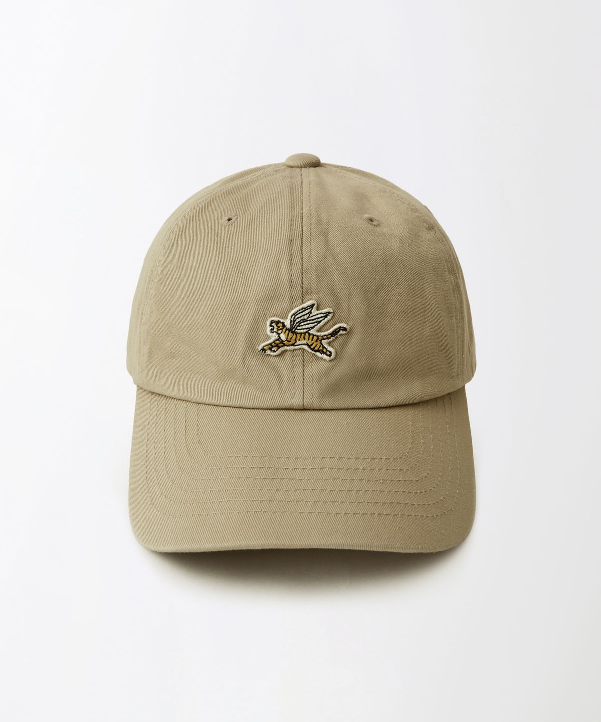 아웃스탠딩(OUTSTANDING) MIGHTY TIGER LOGO BALL CAP_KHAKI