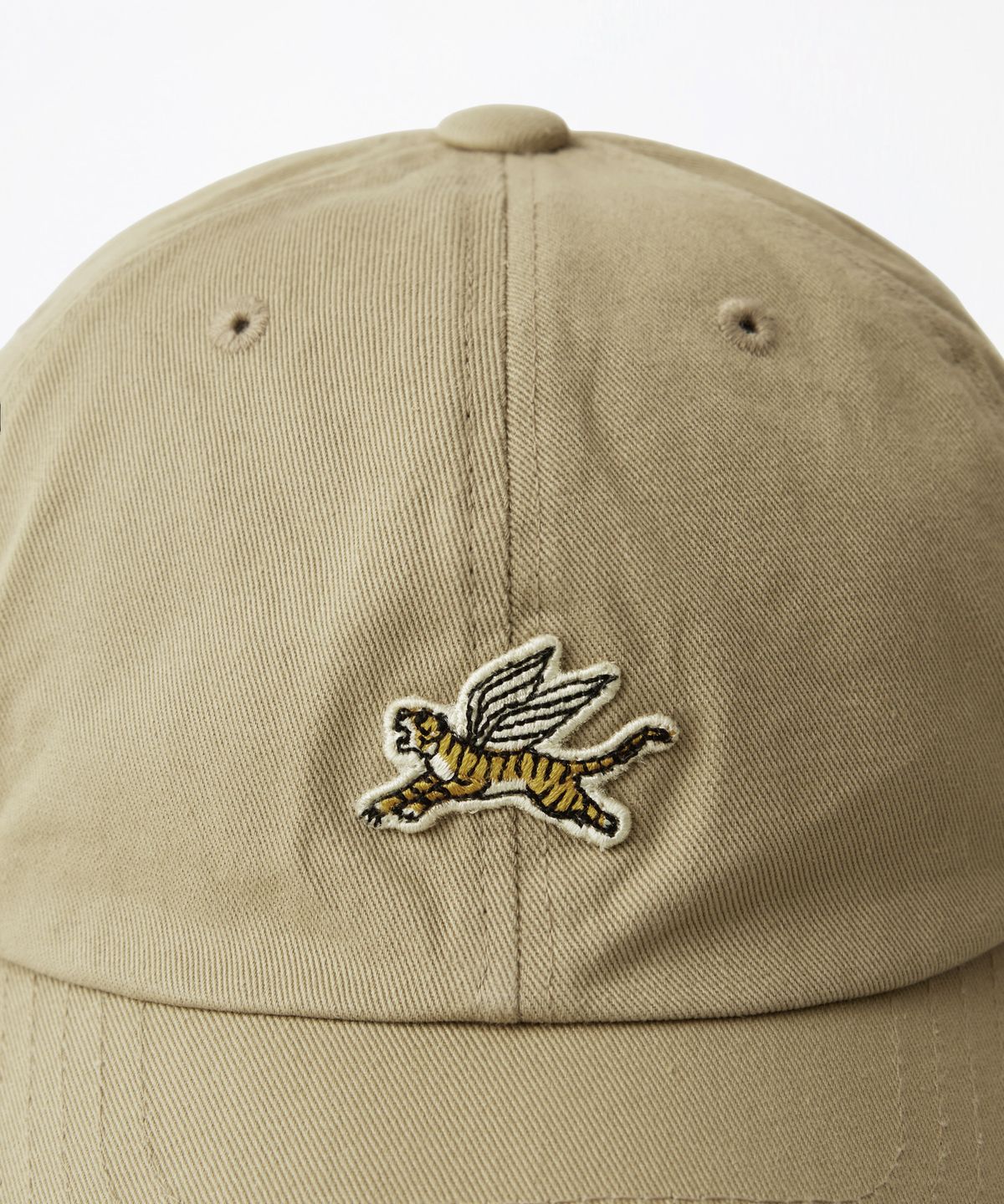 아웃스탠딩(OUTSTANDING) MIGHTY TIGER LOGO BALL CAP_KHAKI