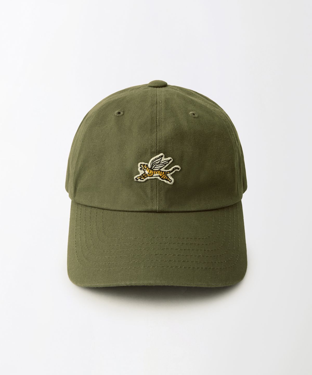 아웃스탠딩(OUTSTANDING) MIGHTY TIGER LOGO BALL CAP_OLIVE