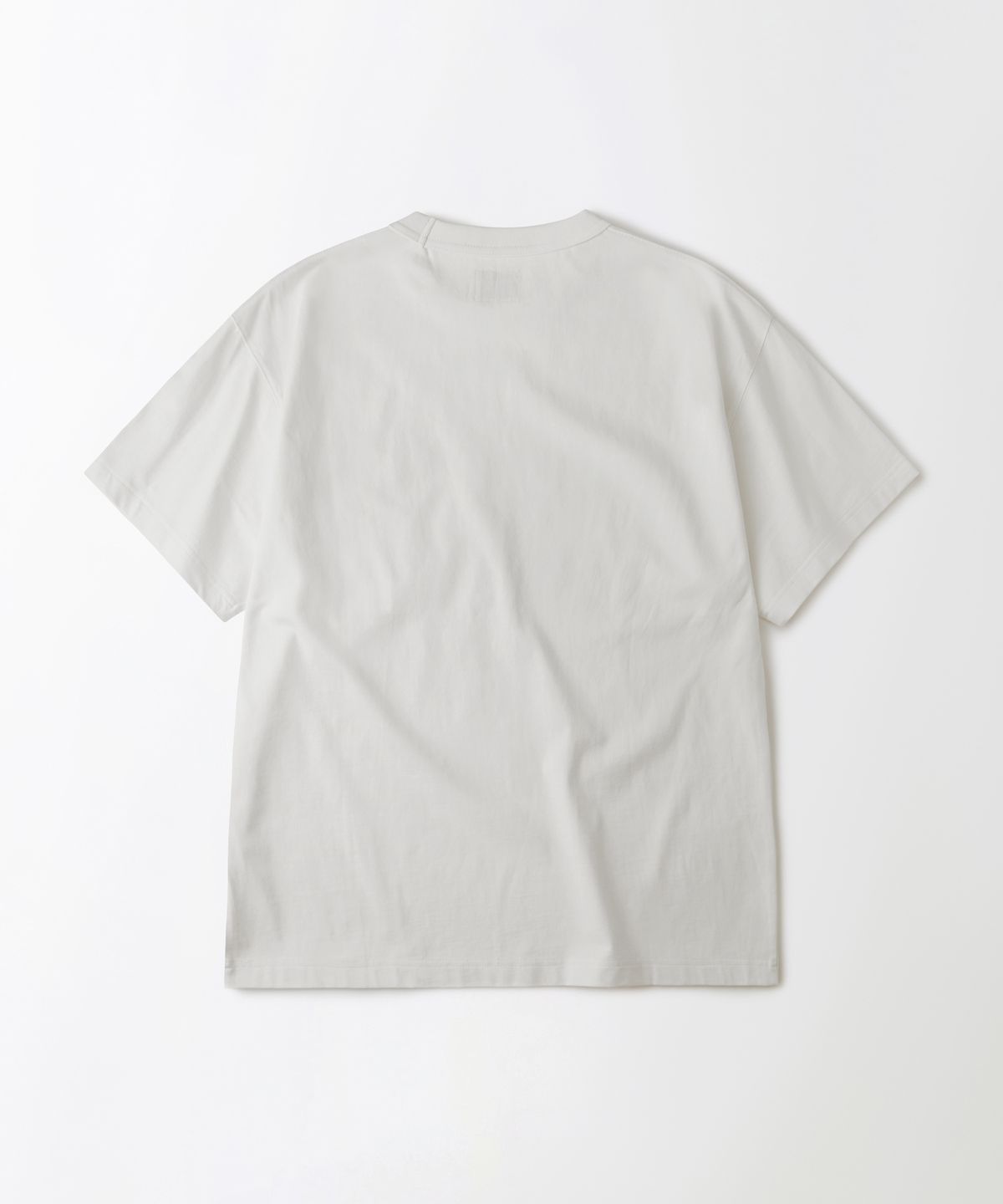 아웃스탠딩(OUTSTANDING) MIGHTY TIGER LOGO POCKET TEE_OFF WHITE