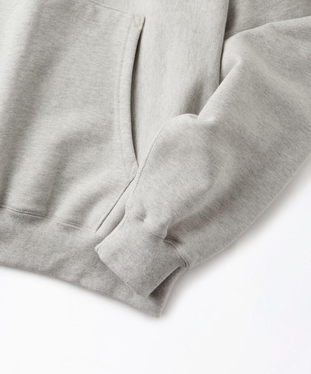아웃스탠딩(OUTSTANDING) MIGHTY TIGER LOGO HOOD SWEAT_3%MELANGE GRAY