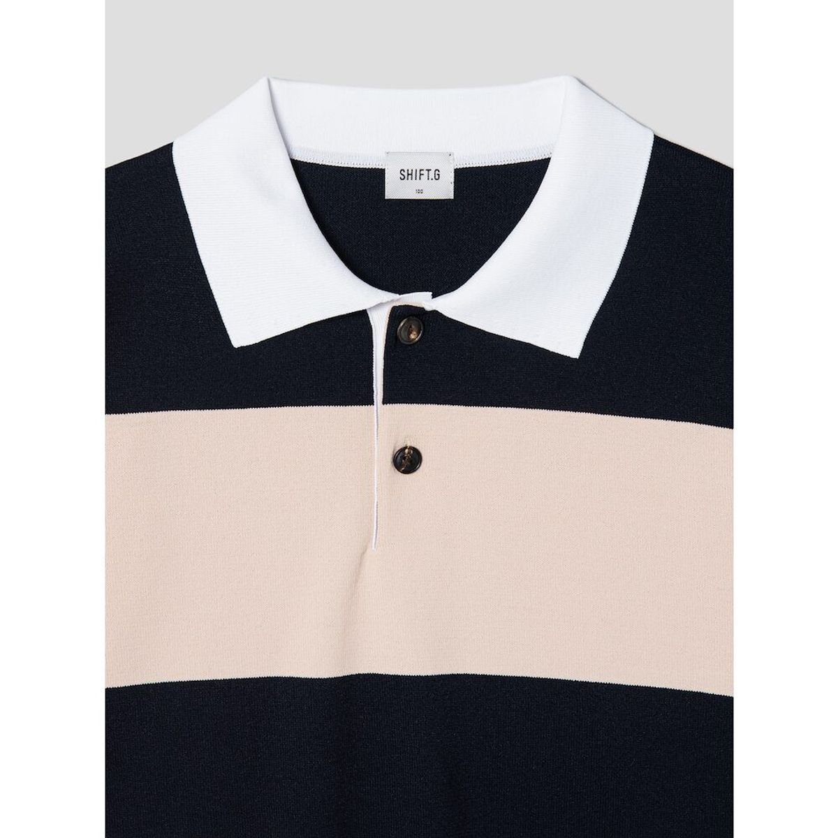 시프트지(SHIFT.G) Block Pattern Polo  Yellow