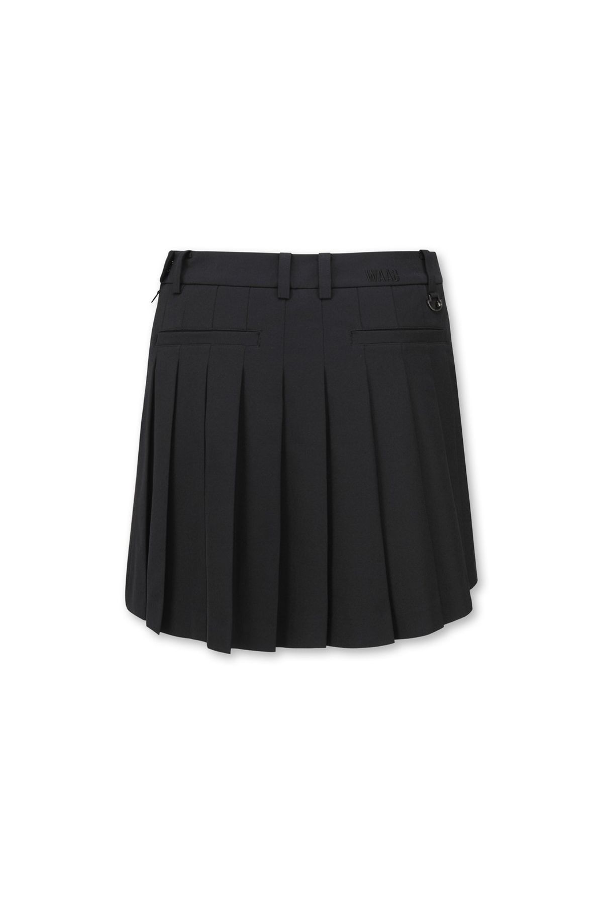 왁(WAAC) Women Semi High waist A-line skort_WWKCM25902BKX