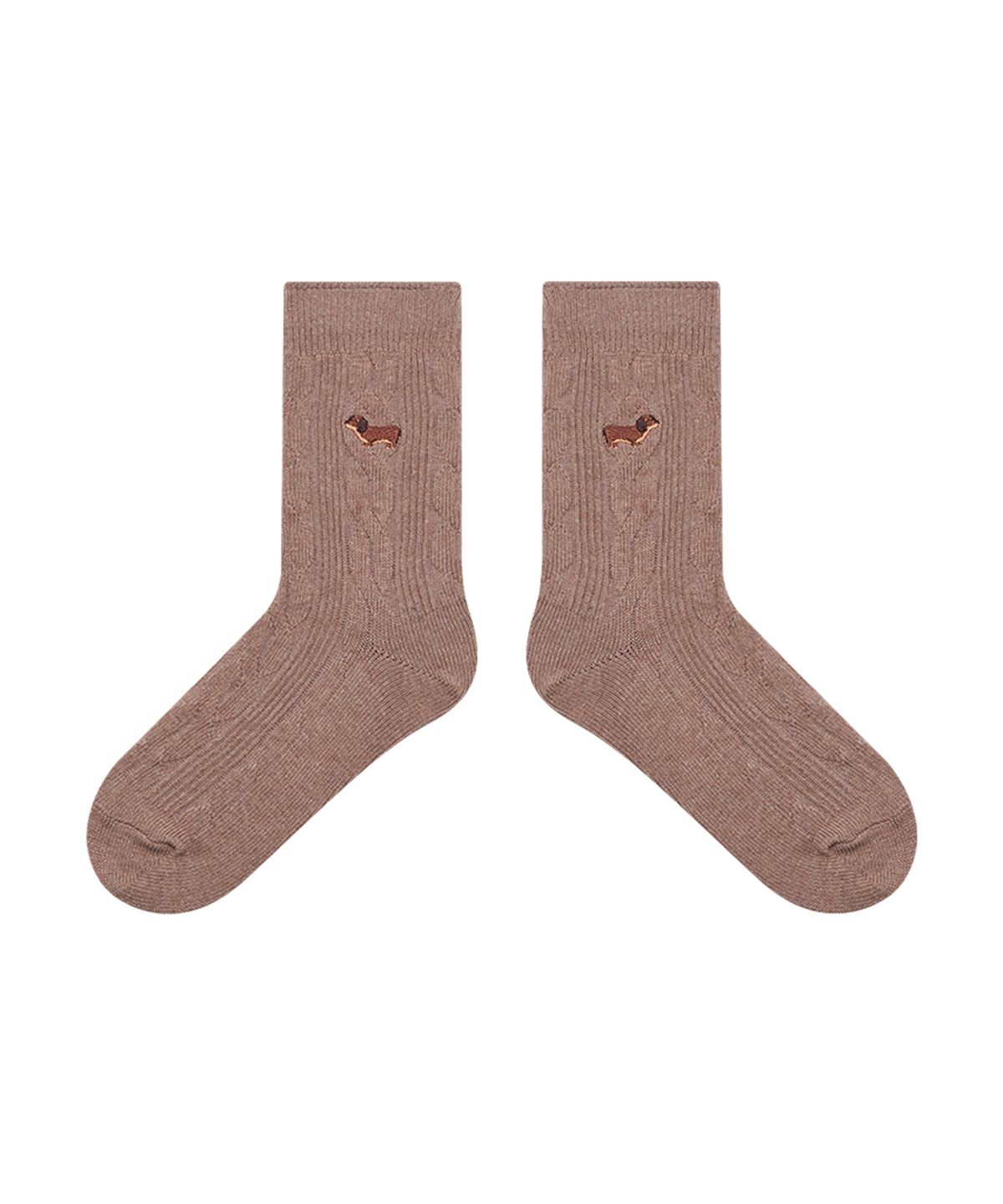 스튜디오 싹스탑(STUDIO SOCKSTOP) [3PACK] 여성 코지 트위스트 꽈배기 중목 양말_2colors