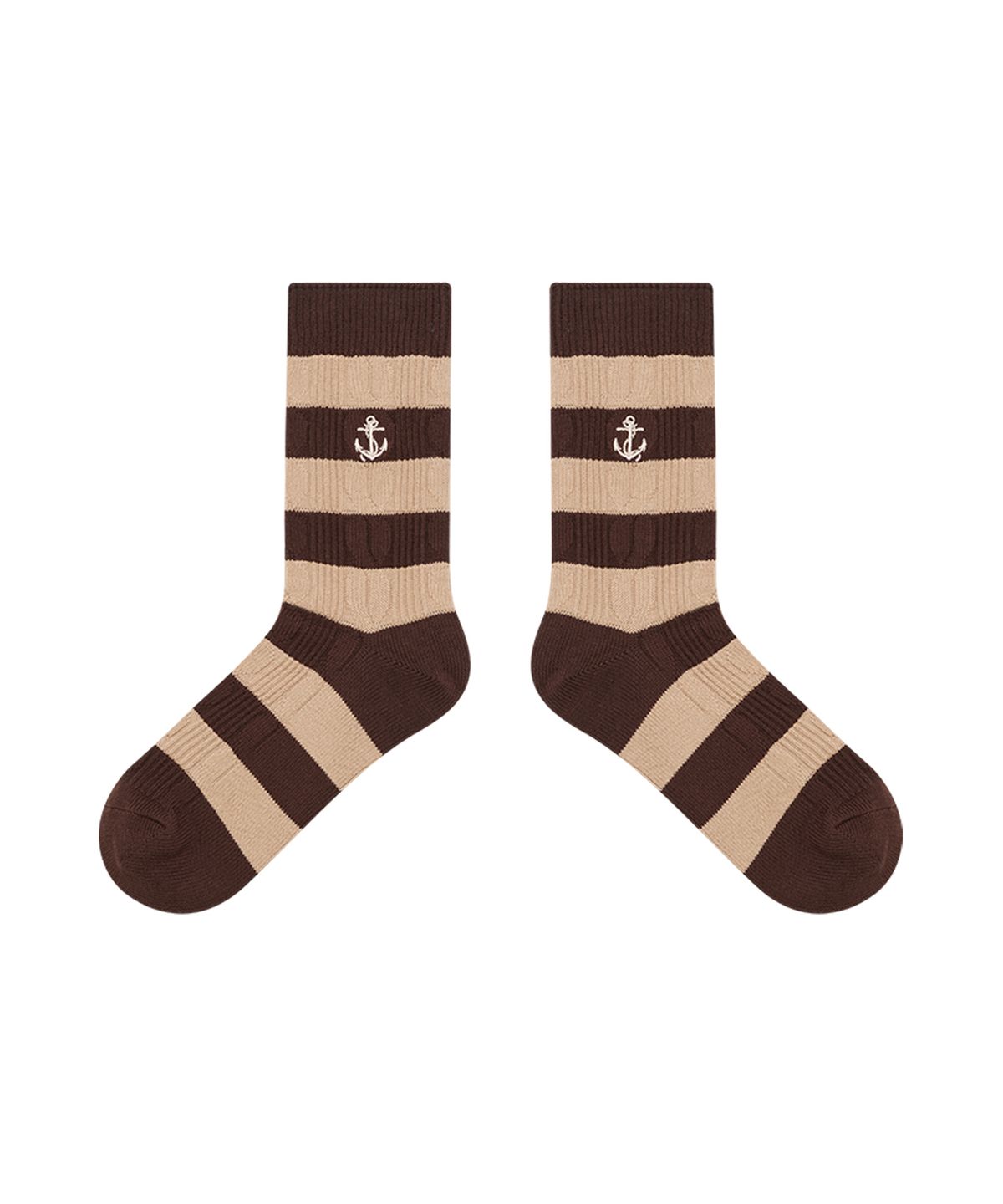 스튜디오 싹스탑(STUDIO SOCKSTOP) [3PACK] 남성 코지 트위스트 꽈배기 중목 양말_2colors