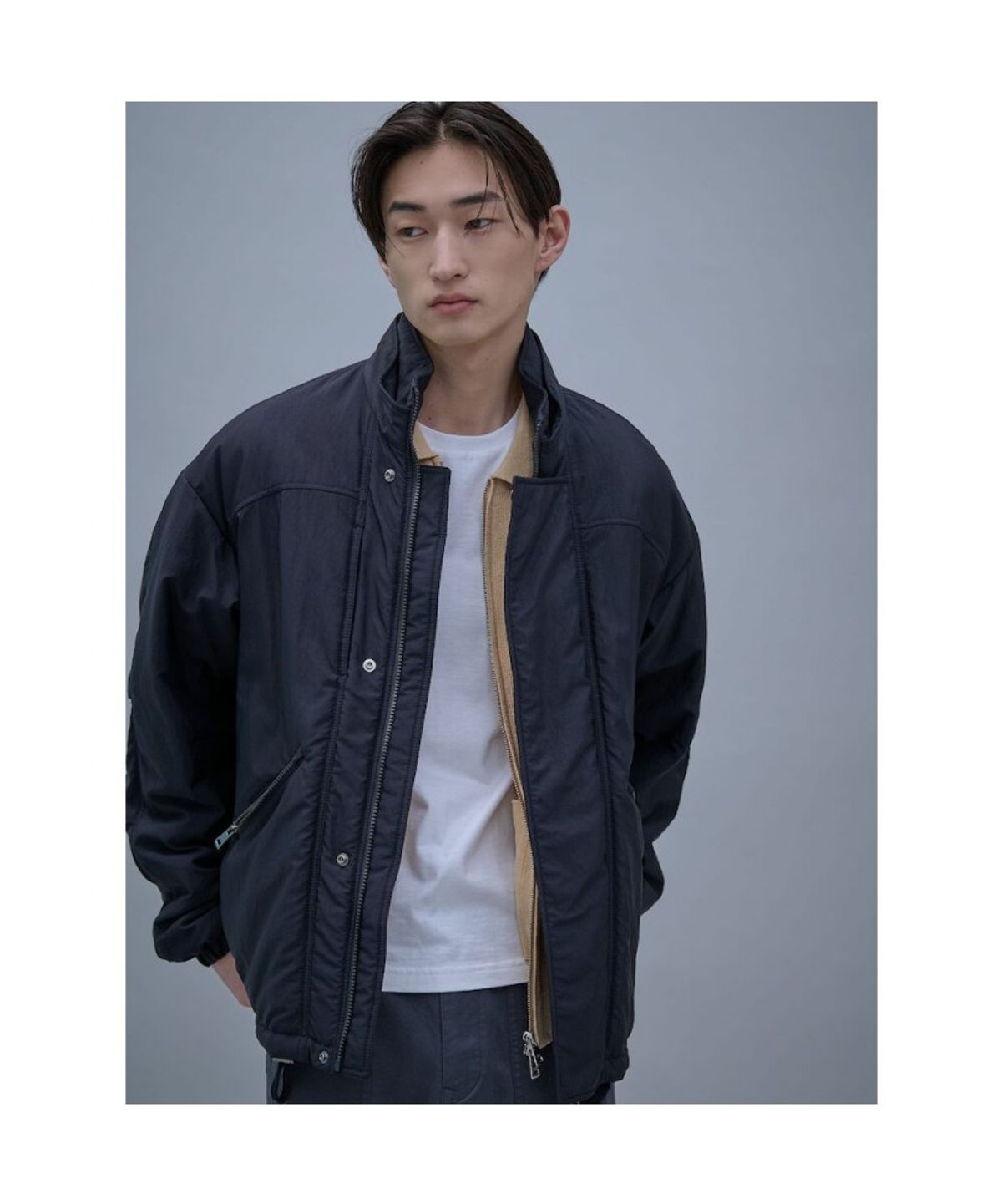 시프트지(SHIFT.G) Drifter Padded Jumper  Black