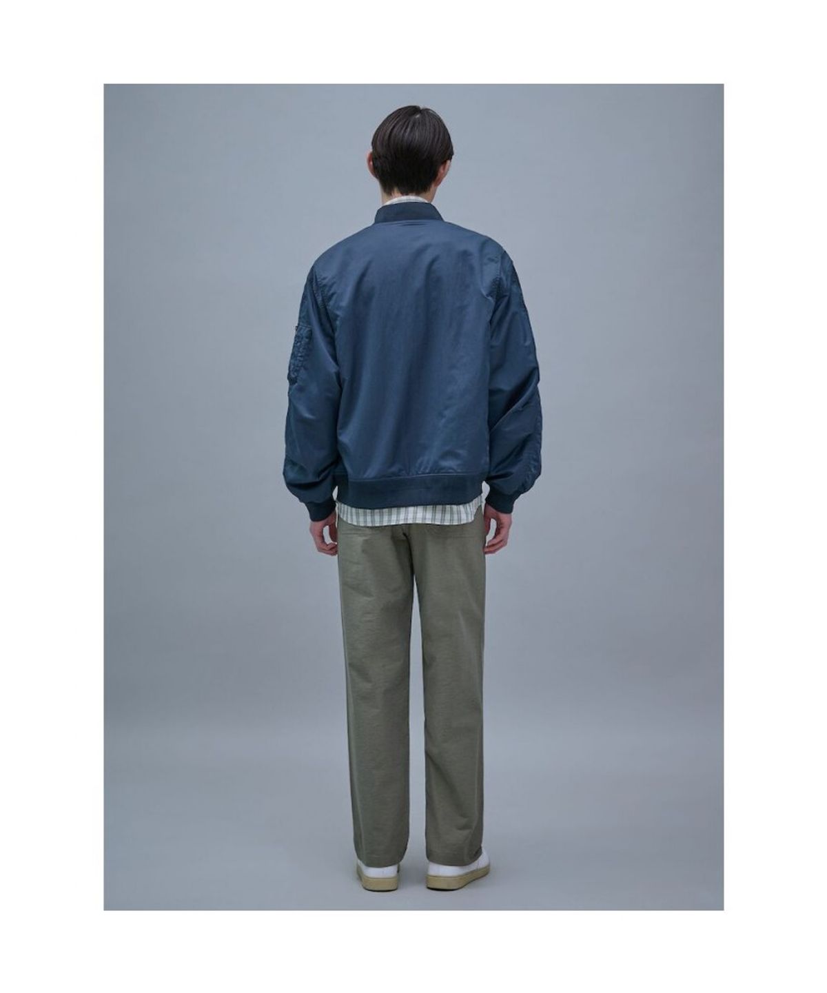 시프트지(SHIFT.G) Reversible Aviator Jumper  Navy