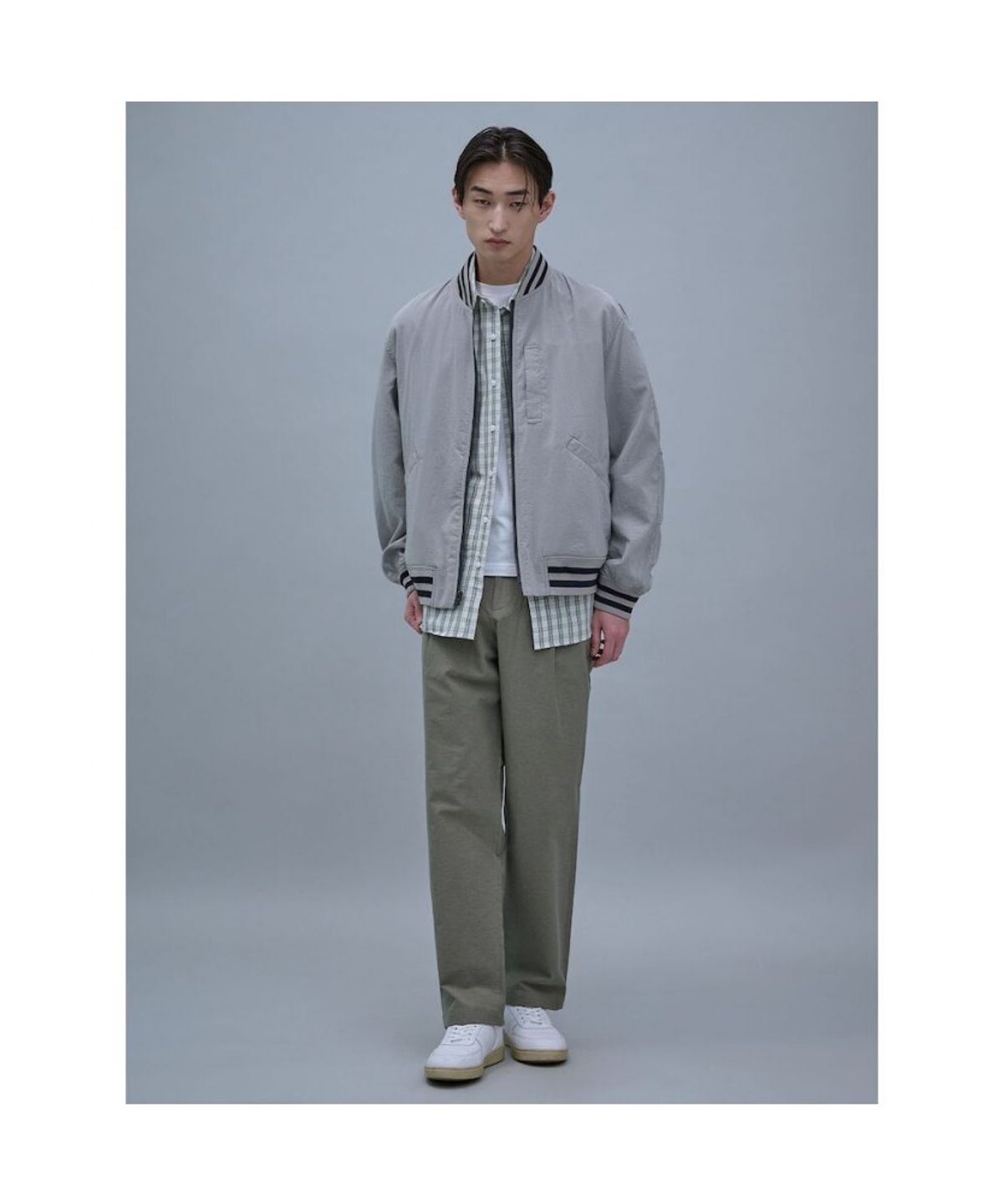 시프트지(SHIFT.G) Reversible Aviator Jumper  Navy