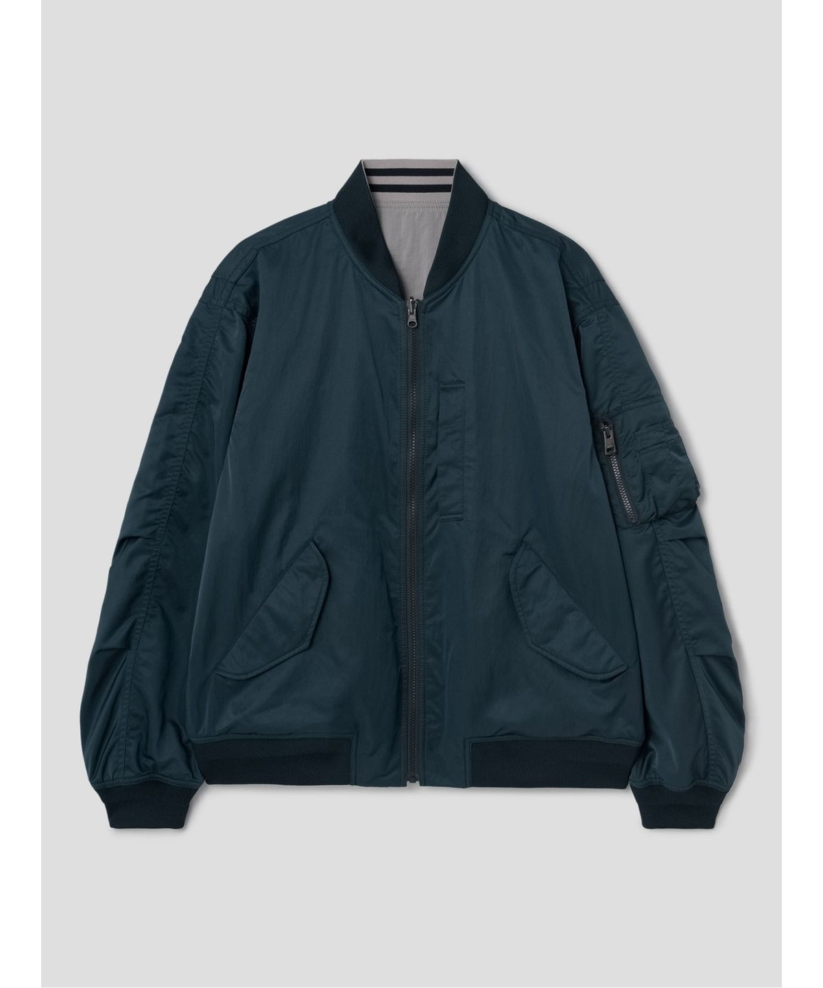 시프트지(SHIFT.G) Reversible Aviator Jumper  Navy