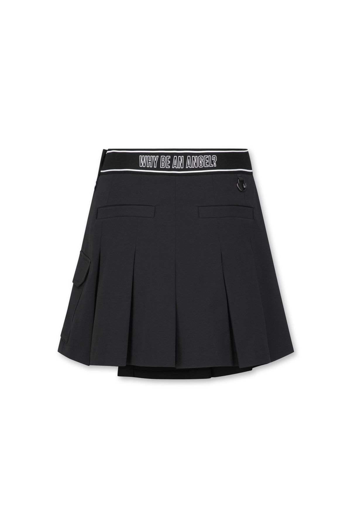 왁(WAAC) Women Pleats Wrap Pants_WWPNM25901BKX