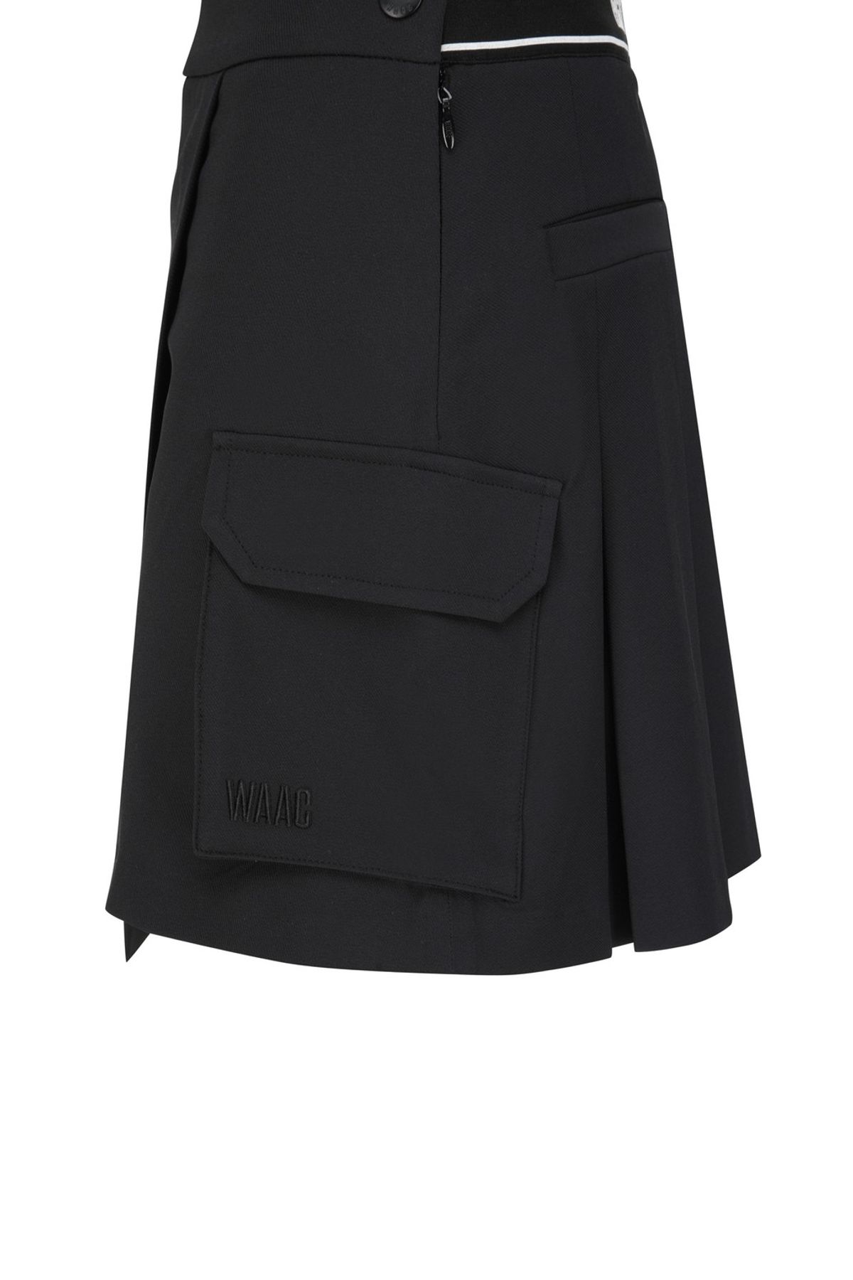 왁(WAAC) Women Pleats Wrap Pants_WWPNM25901BKX