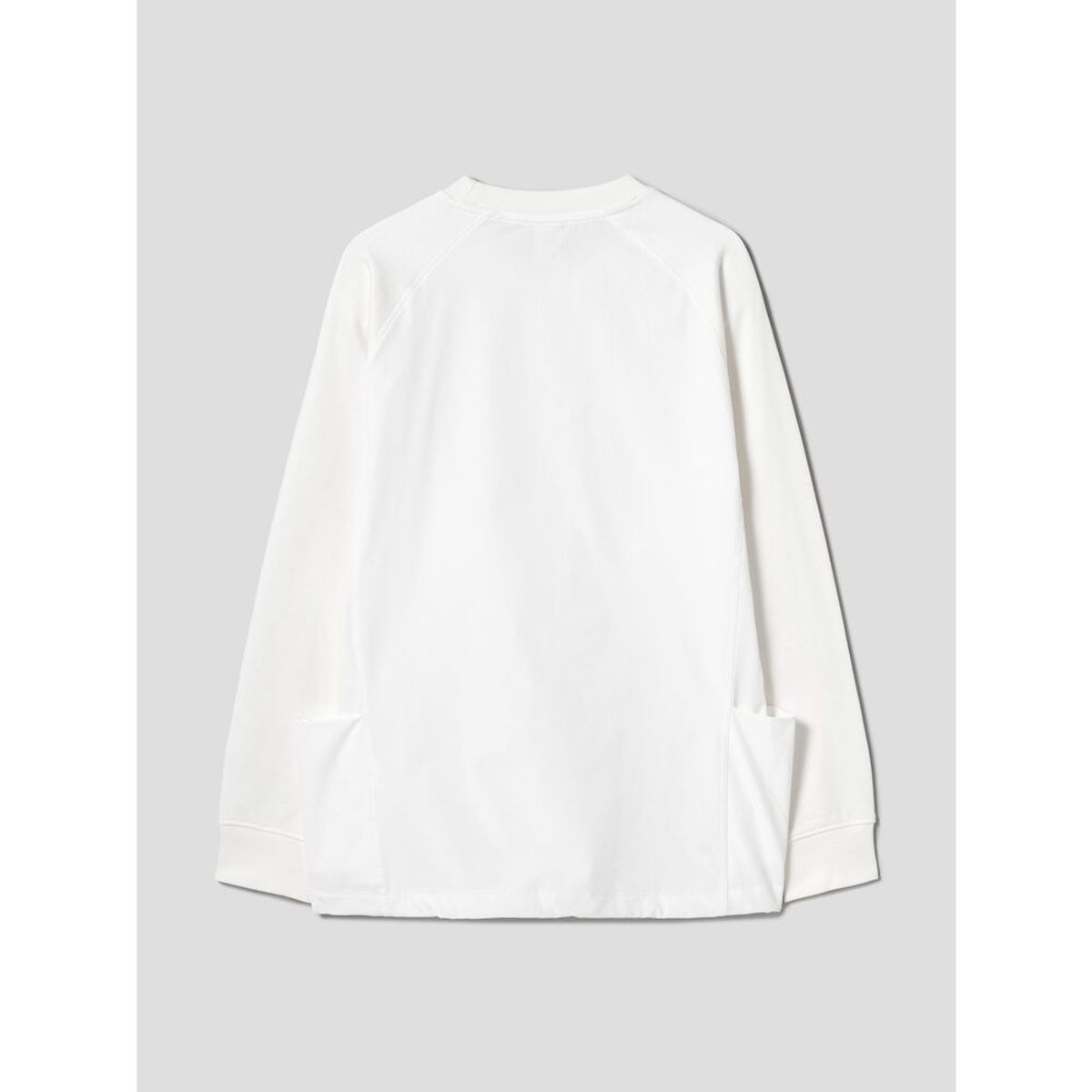 시프트지(SHIFT.G) Woven Mix Sweatshirts  White