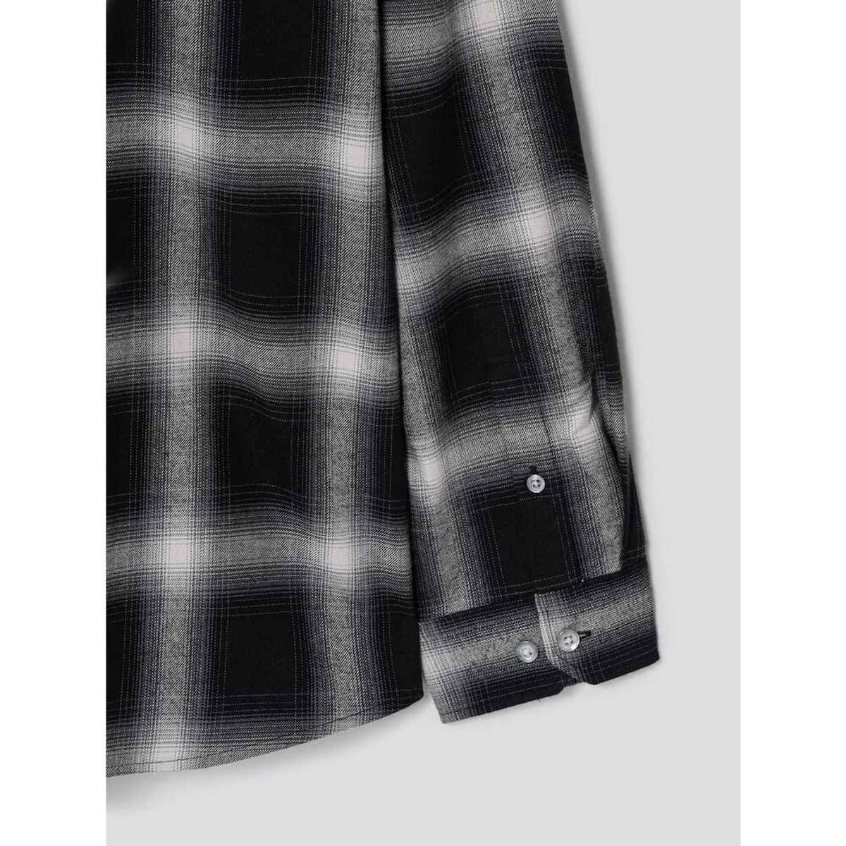 시프트지(SHIFT.G) Ombre Check Cloud Shirts  Black