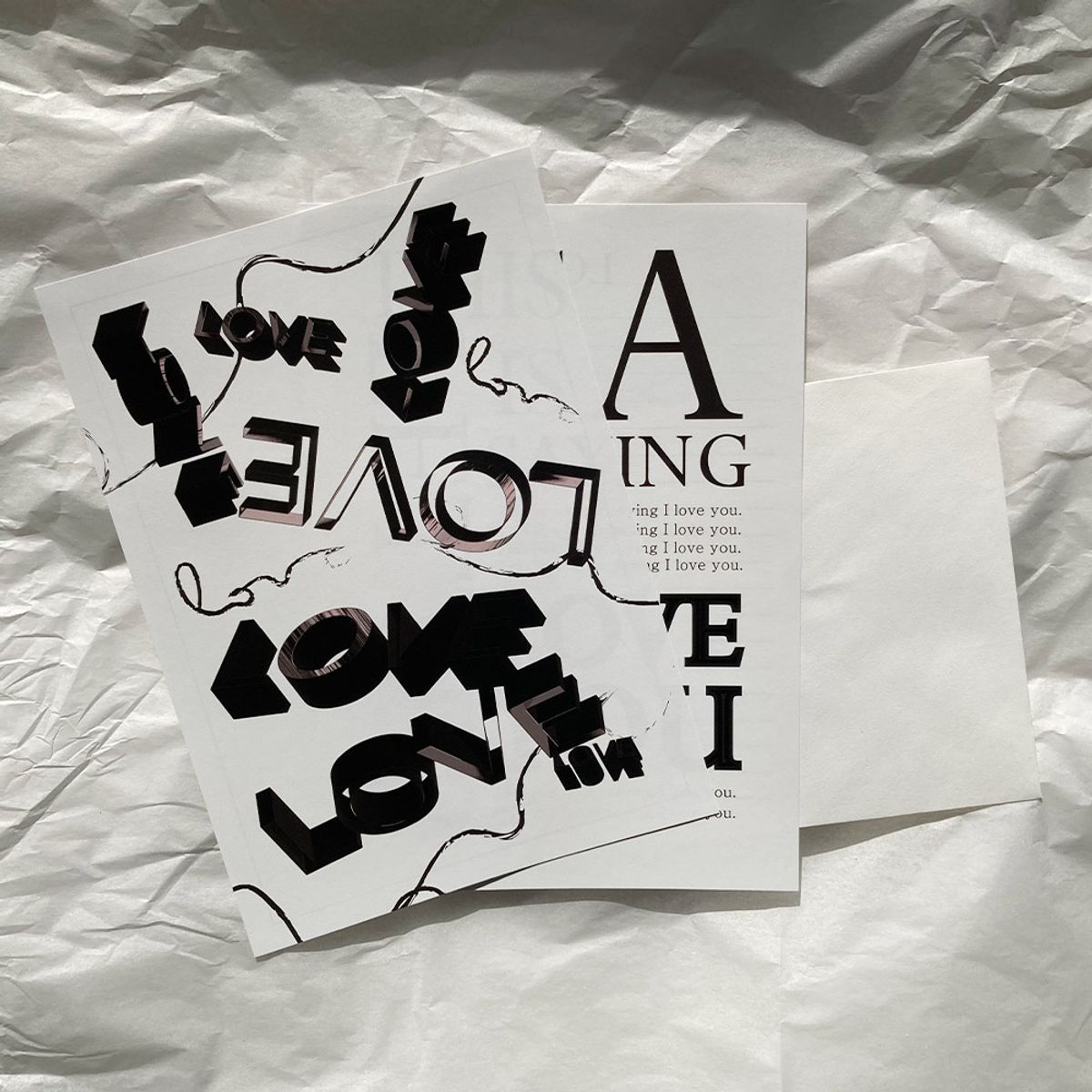 콩주편지(KONGJUDESIGNS) 모노 편지지 세트