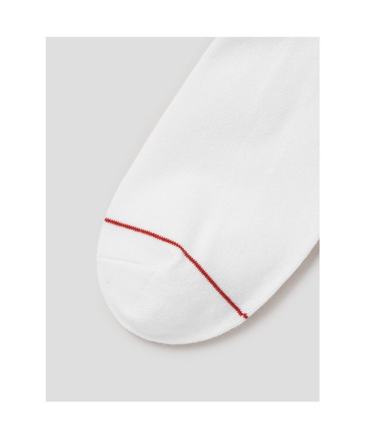 시프트지(SHIFT.G) Stripe Back Logo Casual Socks  White