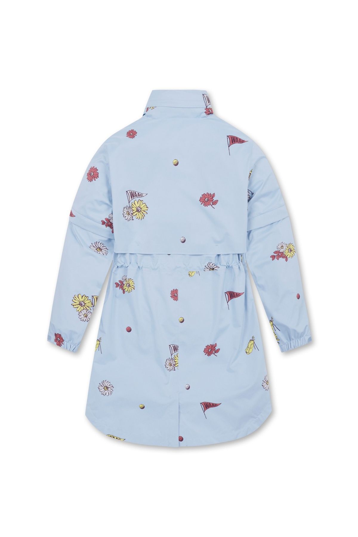 왁(WAAC) Women Floral Printed Rain-Coat_WWUAS25102LBX