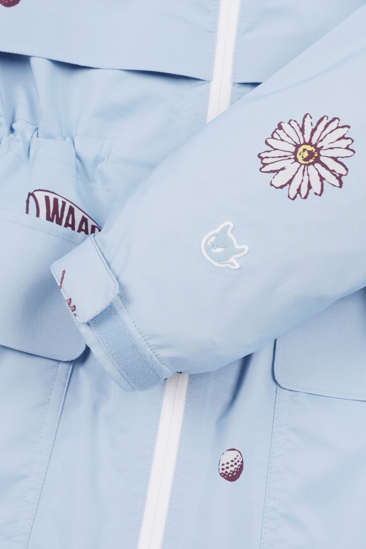 왁(WAAC) Women Floral Printed Rain-Coat_WWUAS25102LBX