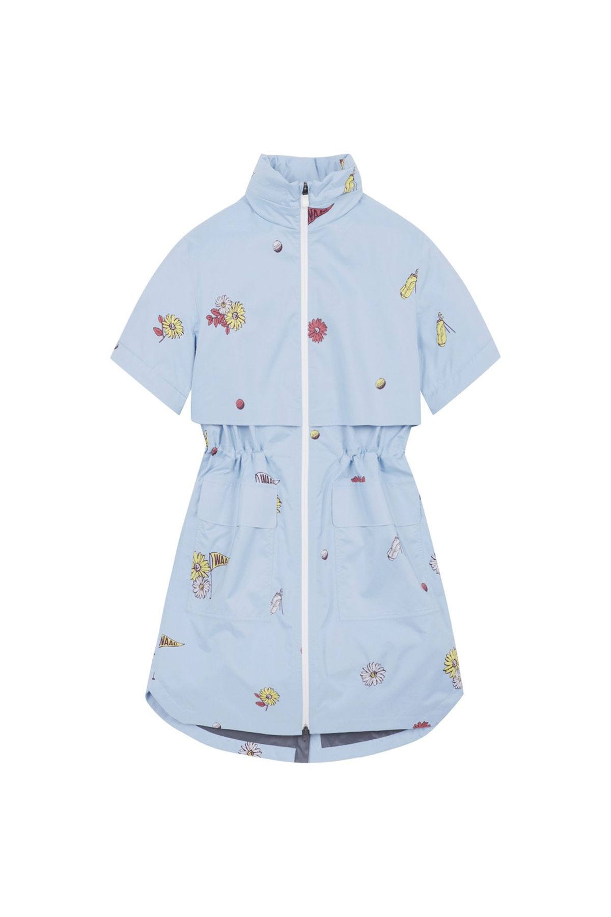 왁(WAAC) Women Floral Printed Rain-Coat_WWUAS25102LBX