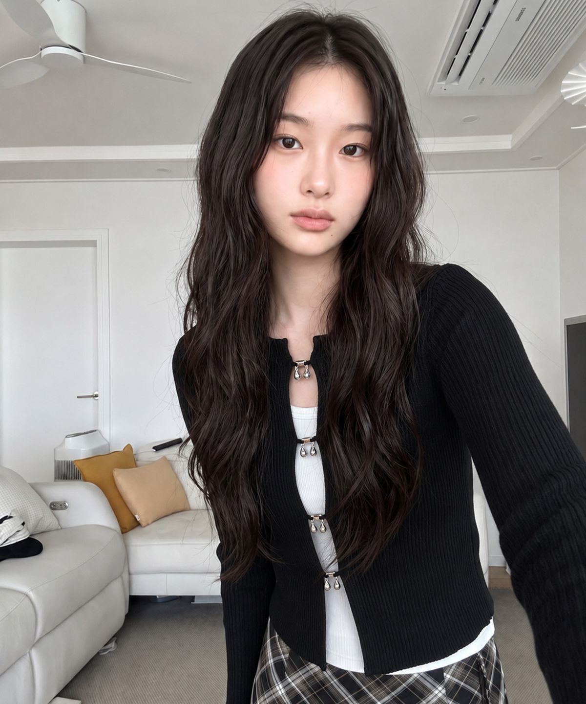 쥬시쥬디(JUCYJUDY) 메탈포인트니트가디건 JZKT02JB