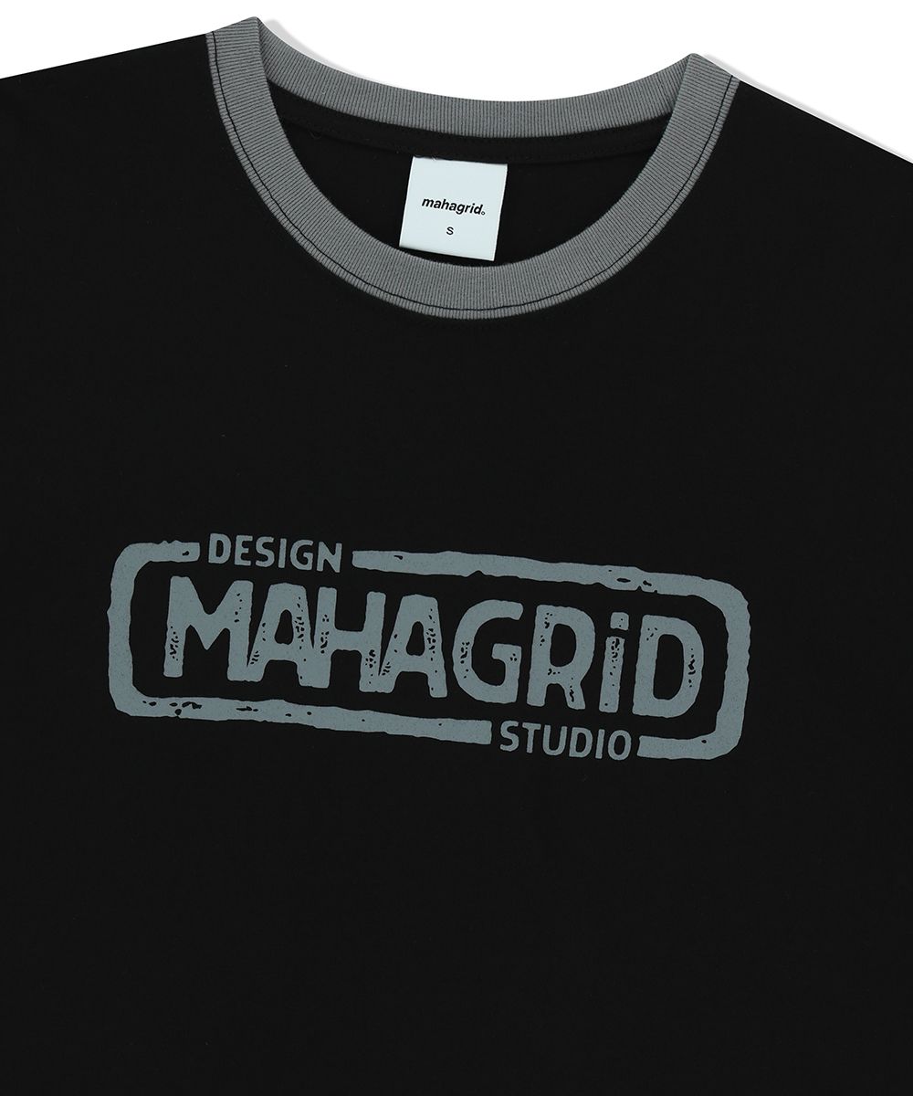 【mahagrid】25SS★ BANNER LOGO LAYERED LS TEE MUSINSA | MAHAGRID BANNER LOGO LAYERED LS TEE BLACK(MG2FSMM555A)