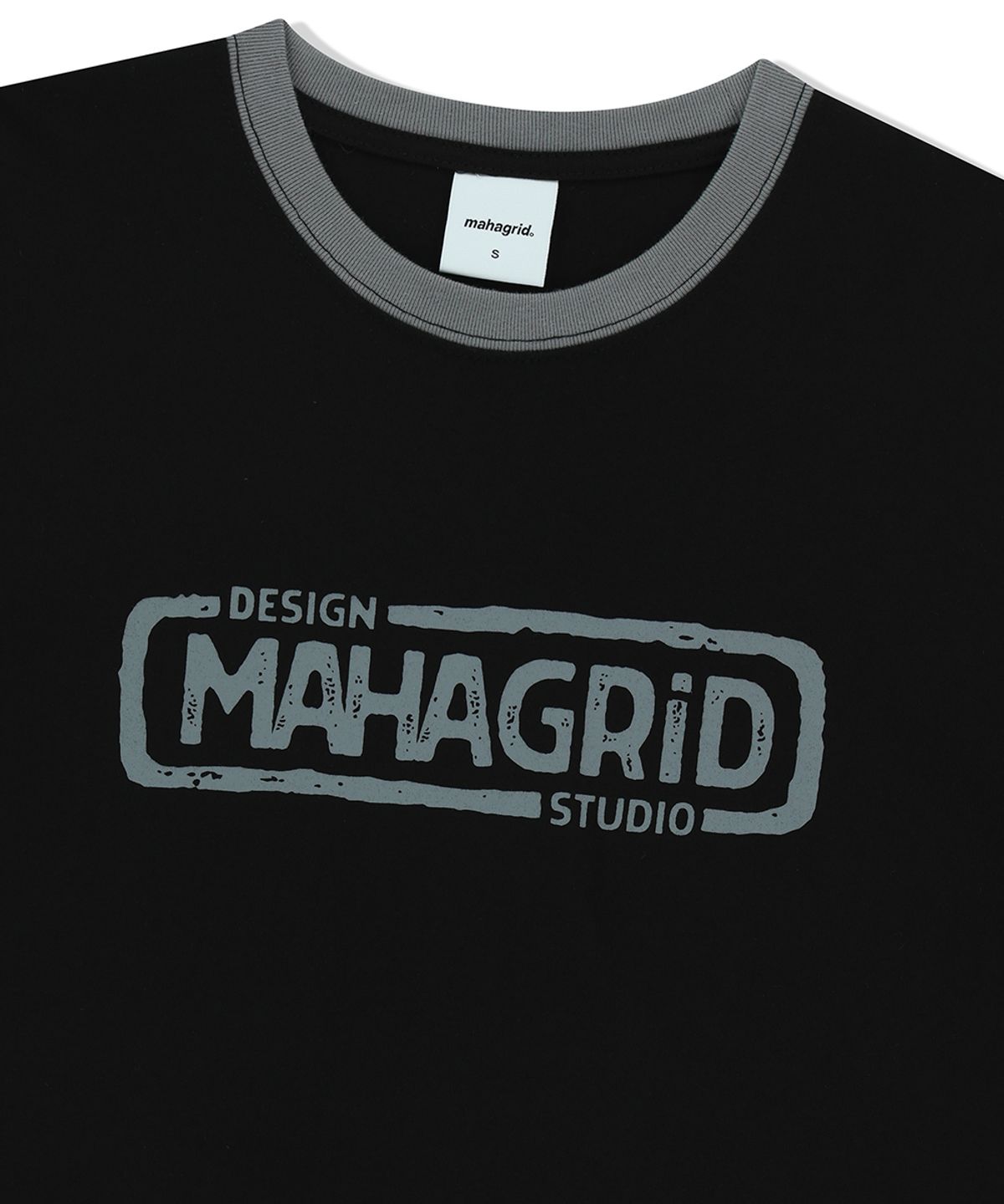 마하그리드(MAHAGRID) BANNER LOGO LAYERED LS TEE BLACK(MG2FSMM555A)