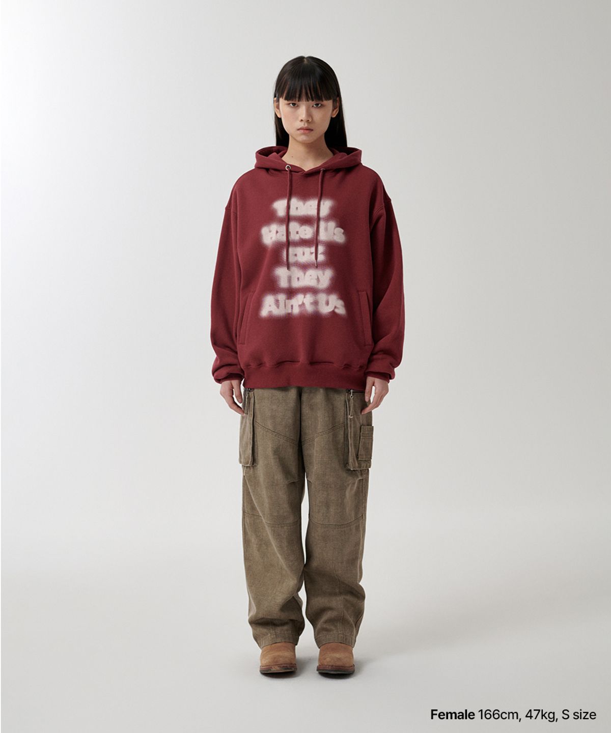 마하그리드(MAHAGRID) AIN’T US BLUR HOODIE_2colors
