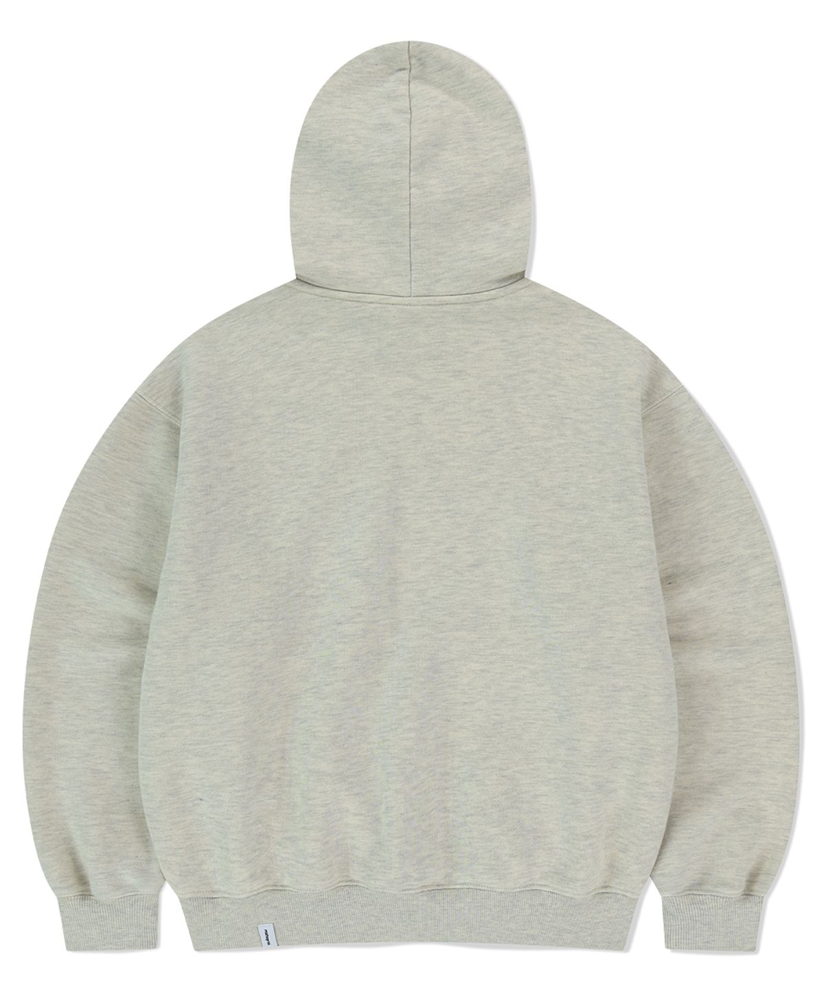 마하그리드(MAHAGRID) TWILL CUT OFF APPLIQUTE HOODIE OATMEAL(MG2FSMM403A)