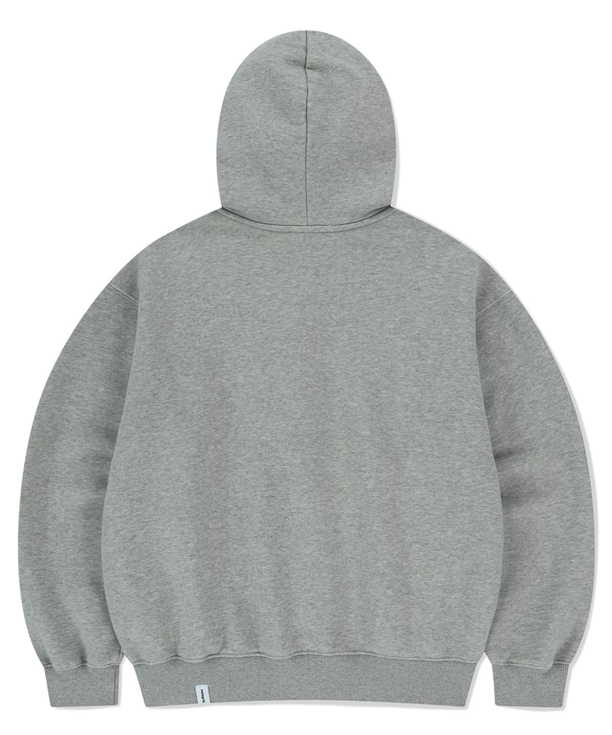 마하그리드(MAHAGRID) mah CUT OFF APPLIQUE ZIP-UP HOODIE GREY(MG2FSMM492A)