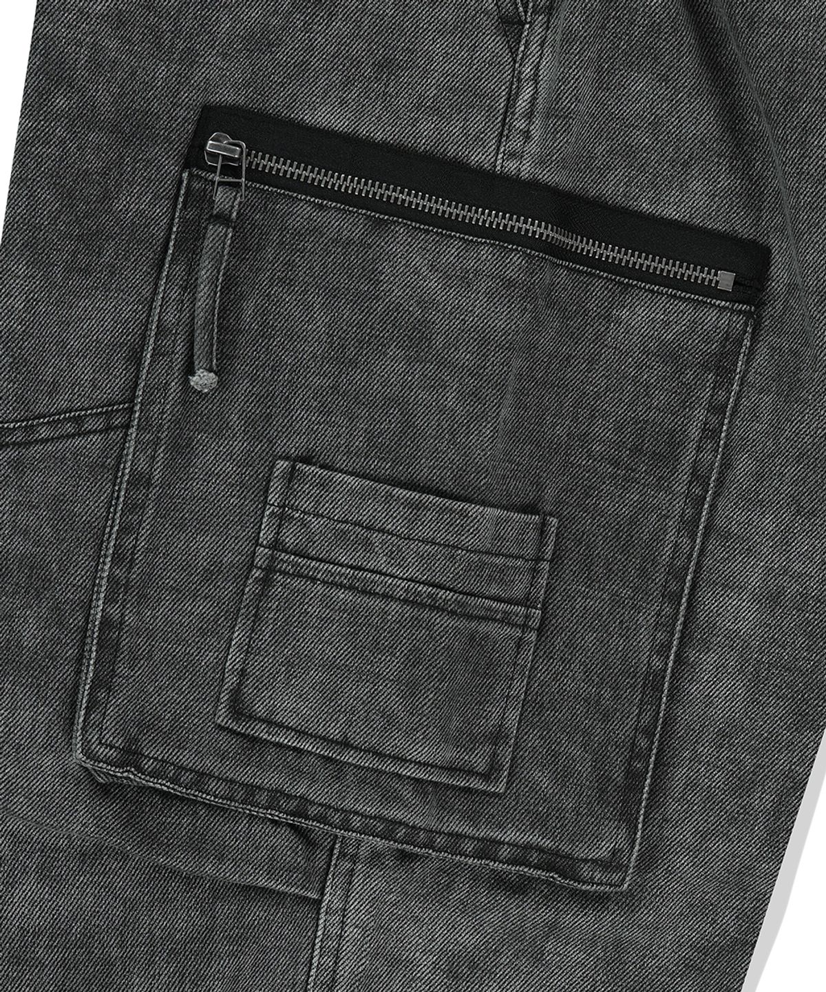 마하그리드(MAHAGRID) WASHED UTILITY PANT CHARCOAL(MG2FSMD121A)