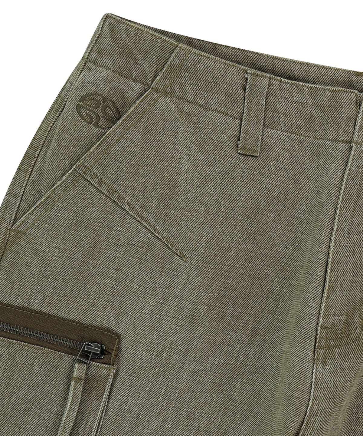 마하그리드(MAHAGRID) WASHED UTILITY PANT KHAKI(MG2FSMD121A)