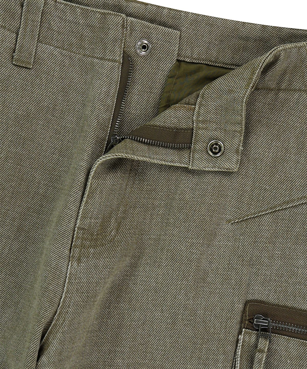 마하그리드(MAHAGRID) WASHED UTILITY PANT KHAKI(MG2FSMD121A)