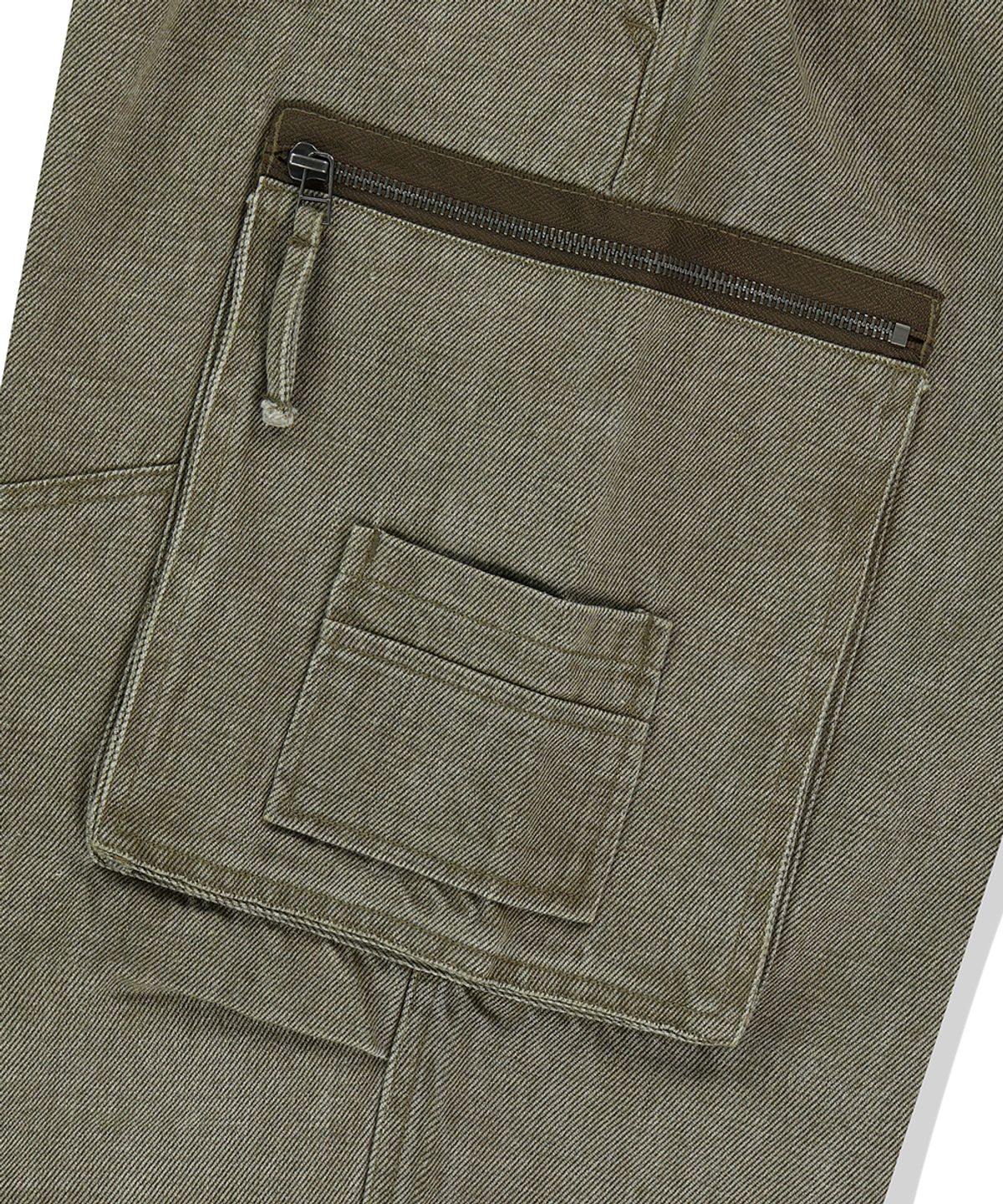 마하그리드(MAHAGRID) WASHED UTILITY PANT KHAKI(MG2FSMD121A)