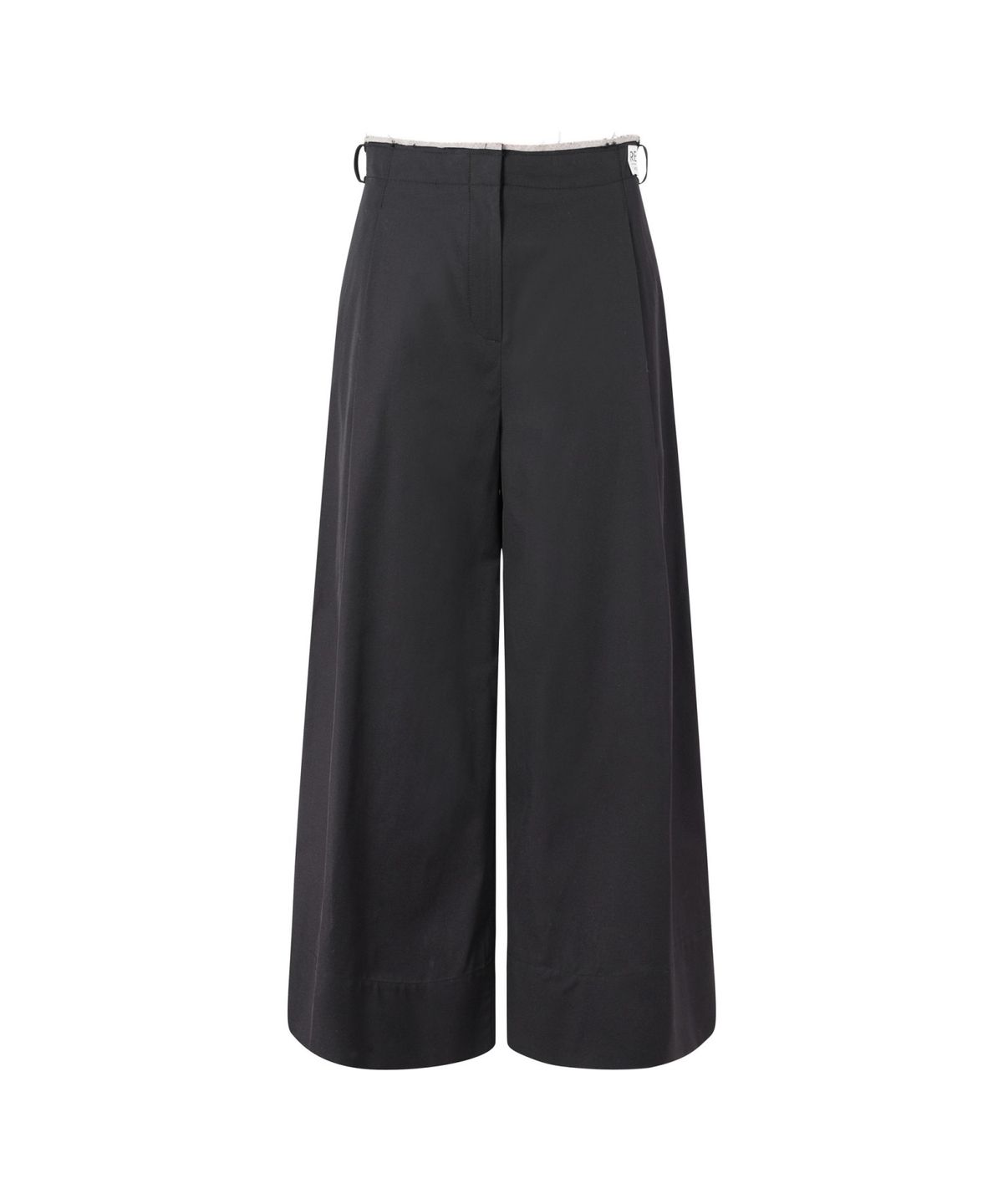래코드(RECODE) Raw Edged Two Tuck Pants_RQPAS25531BKX