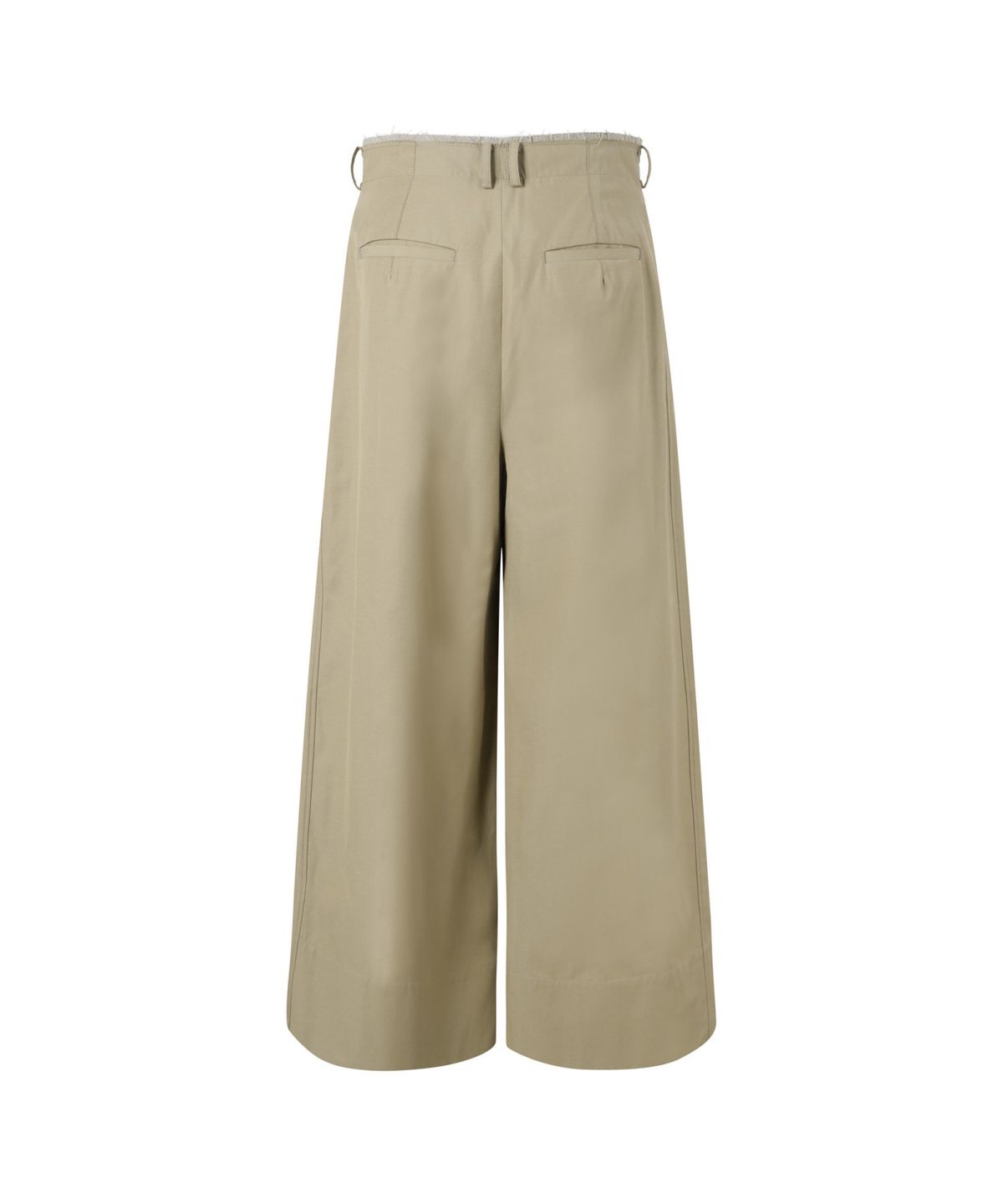 래코드(RECODE) Raw Edged Two Tuck Pants_RQPAS25531BEX