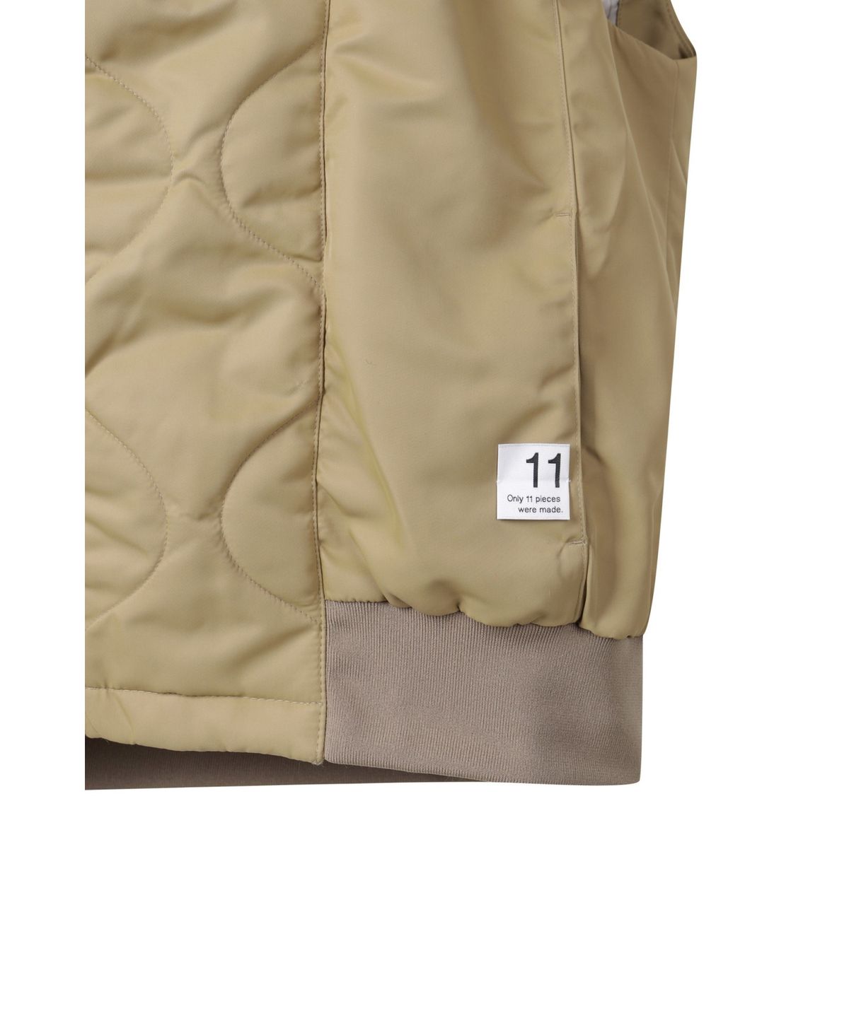 래코드(RECODE) Drop Shoulder Bomber Vest _RQUAS25508BEX