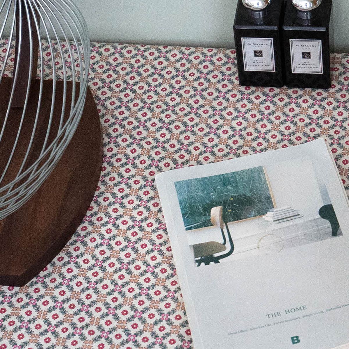 쿠션이야기(CUSHIONSTORY) Vintage hand block table cloth - Jude