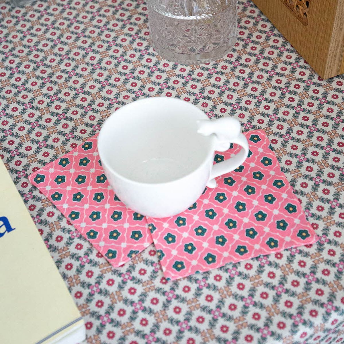 쿠션이야기(CUSHIONSTORY) Vintage hand block table cloth - Jude