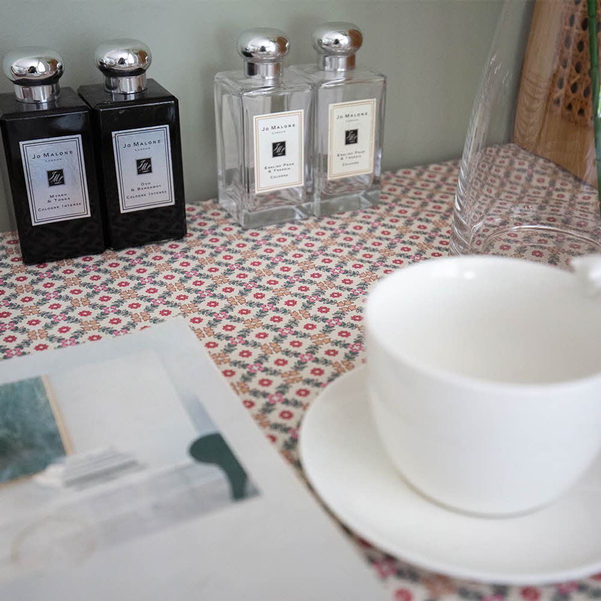 쿠션이야기(CUSHIONSTORY) Vintage hand block table cloth - Jude