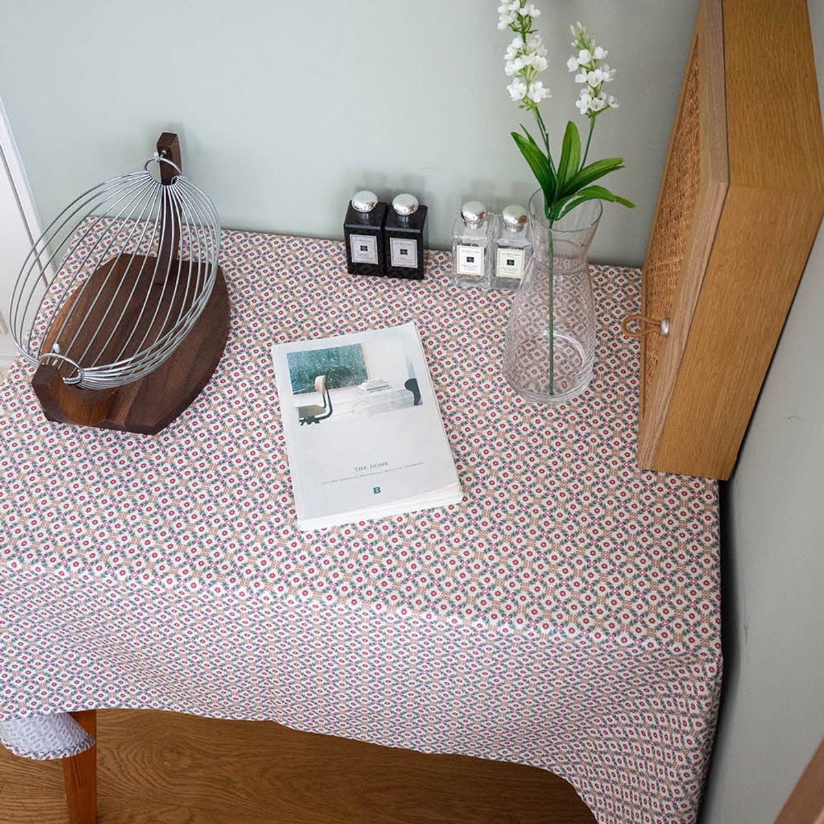 쿠션이야기(CUSHIONSTORY) Vintage hand block table cloth - Jude