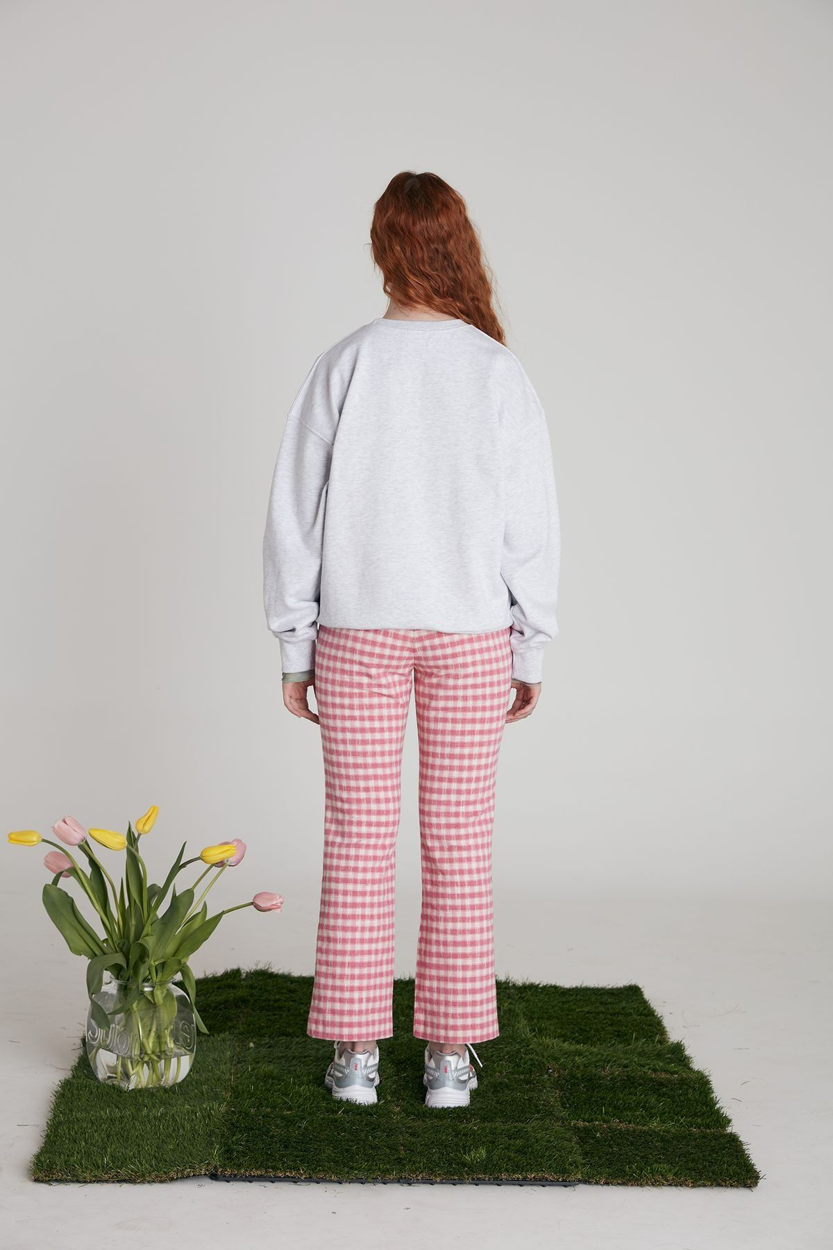 슬로코스터(SLOWCOASTER) SLCO SWEATSHIRT (SLCO UNIFORM 스웻셔츠) White Grey