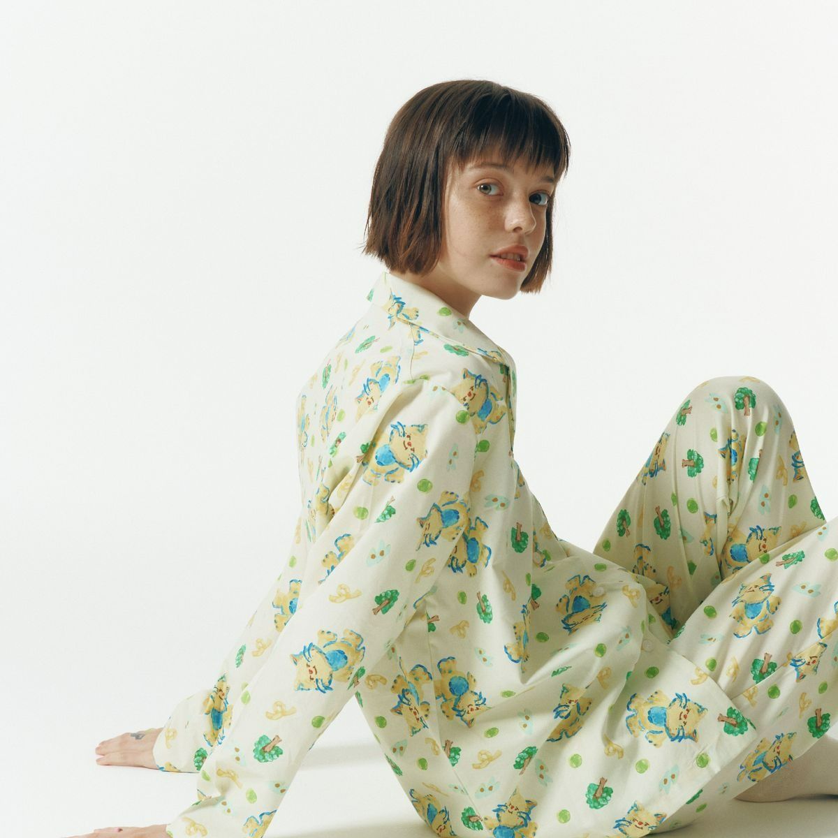 슬로코스터(SLOWCOASTER) LUNZY PAJAMA Yellow