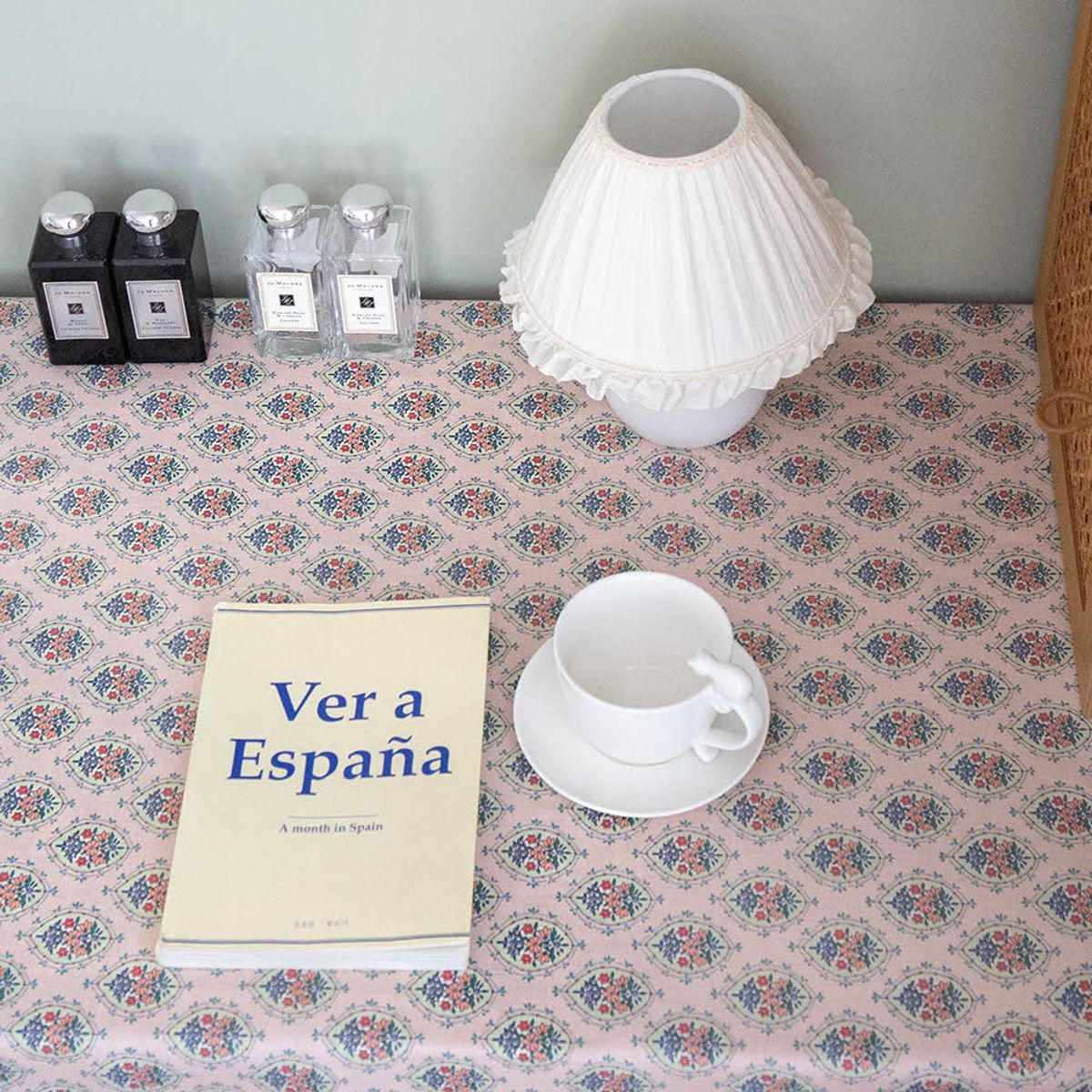 쿠션이야기(CUSHIONSTORY) Vintage hand block table cloth - Hugo