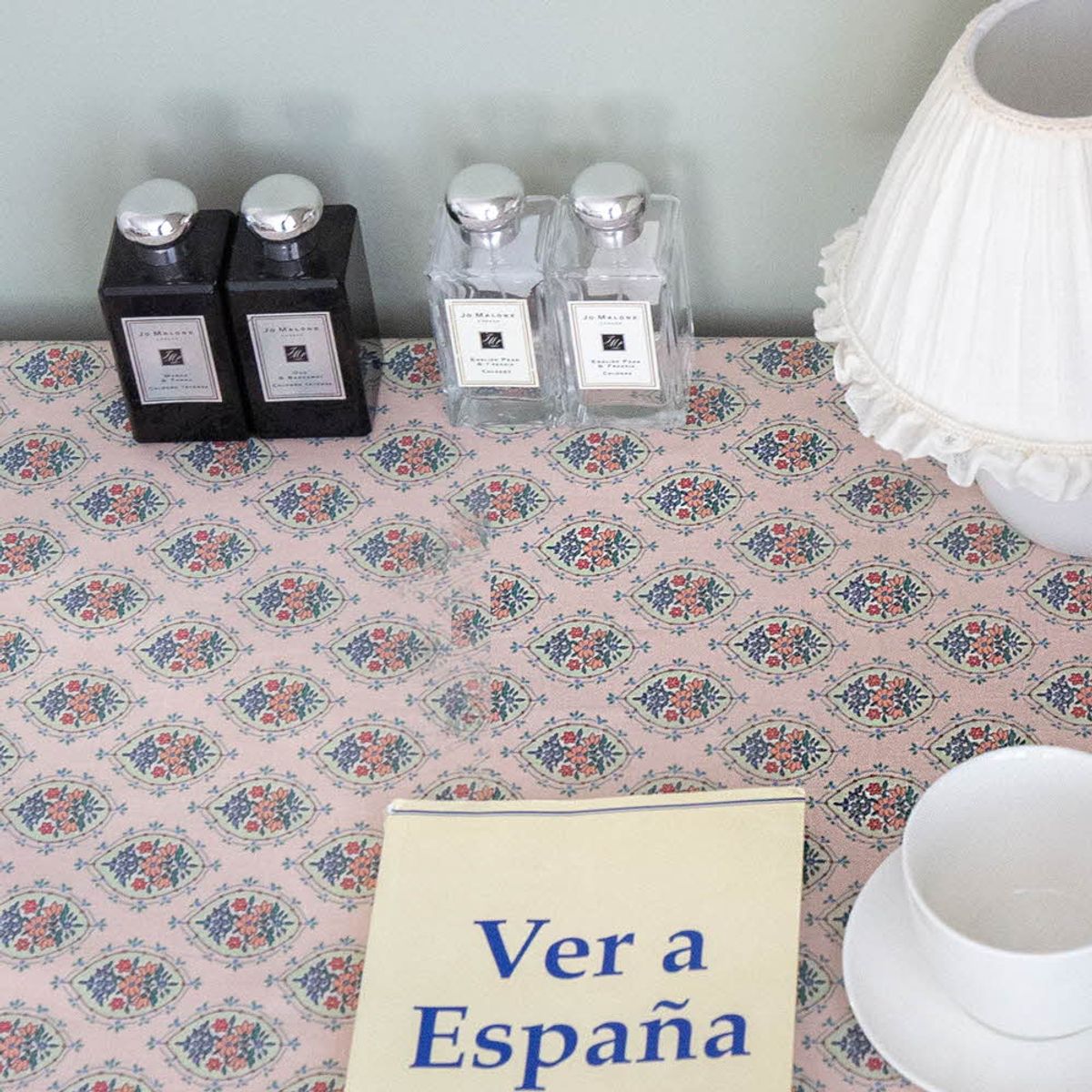 쿠션이야기(CUSHIONSTORY) Vintage hand block table cloth - Hugo