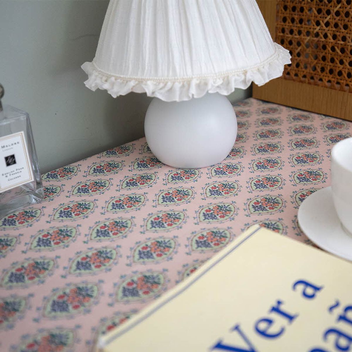 쿠션이야기(CUSHIONSTORY) Vintage hand block table cloth - Hugo